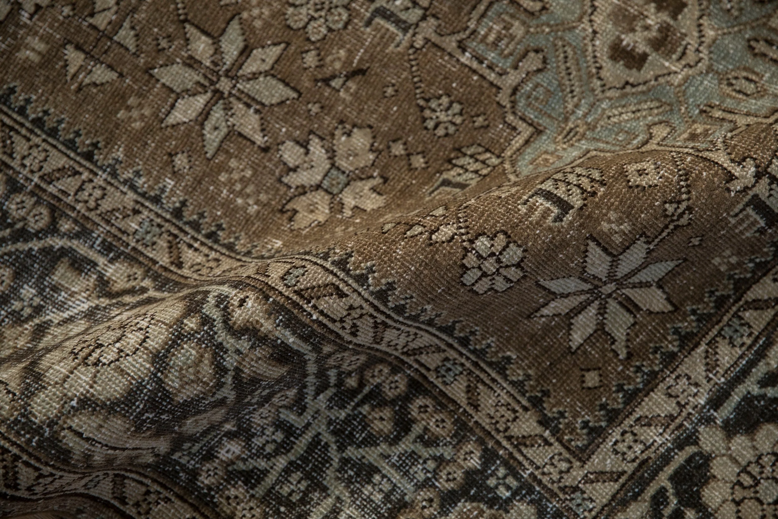 7x10 Vintage Fine Heriz Carpet - Image 10