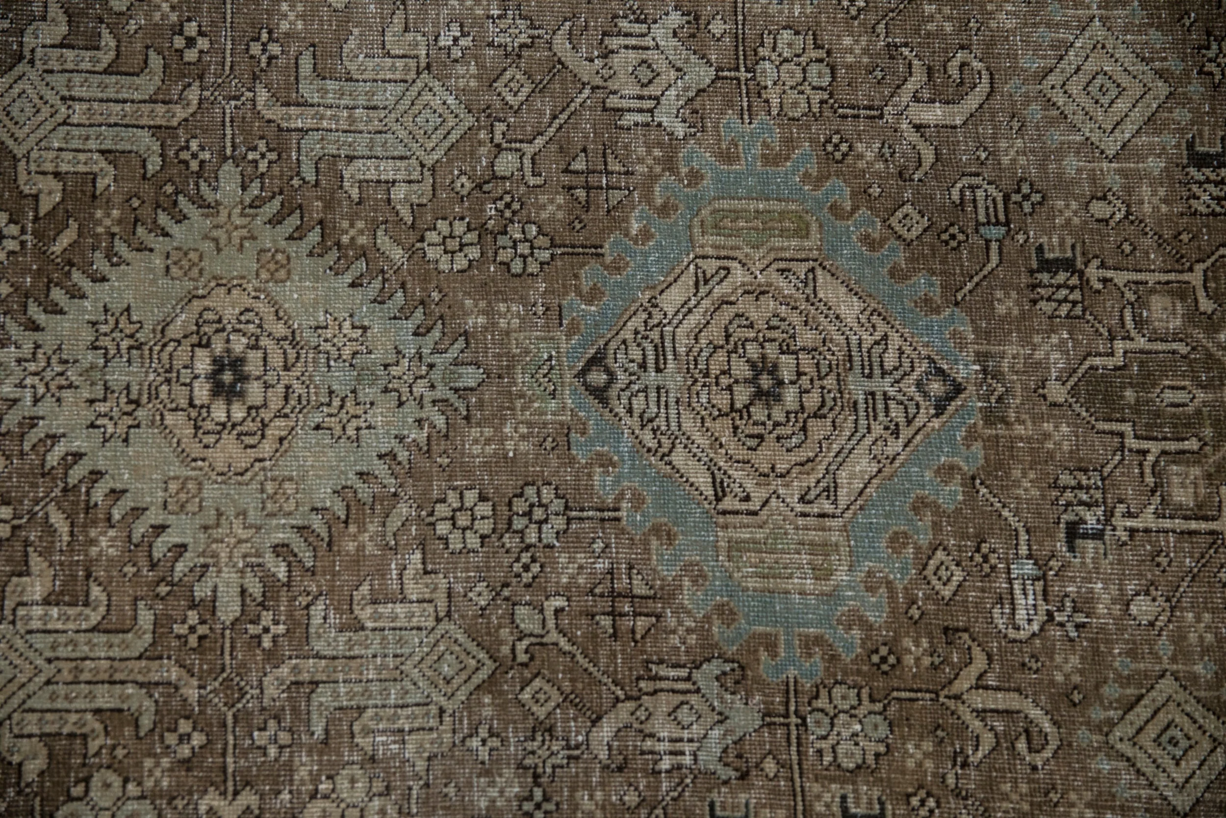 7x10 Vintage Fine Heriz Carpet - Image 3
