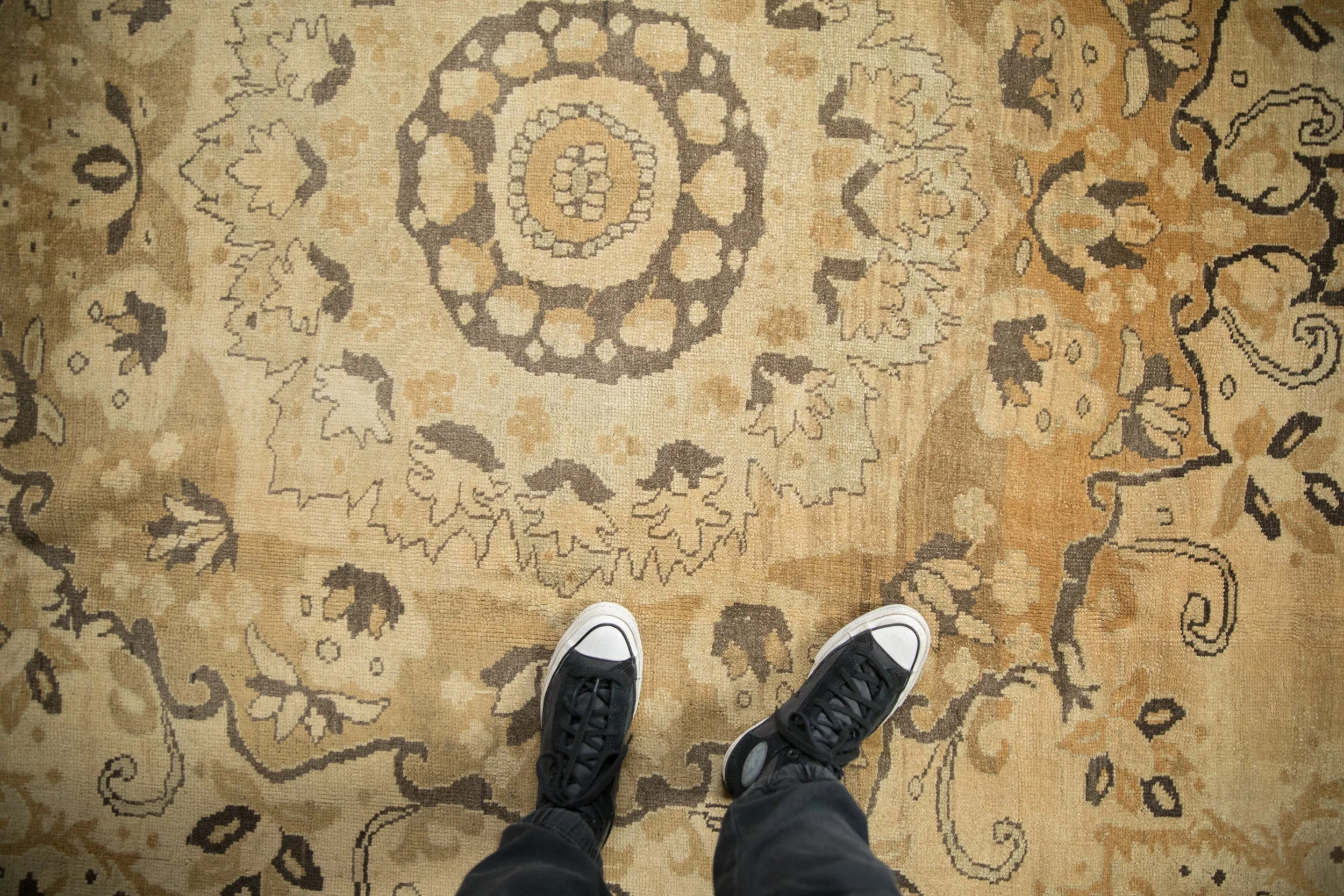 7x11.5 Vintage Distressed Kars Carpet - Image 2