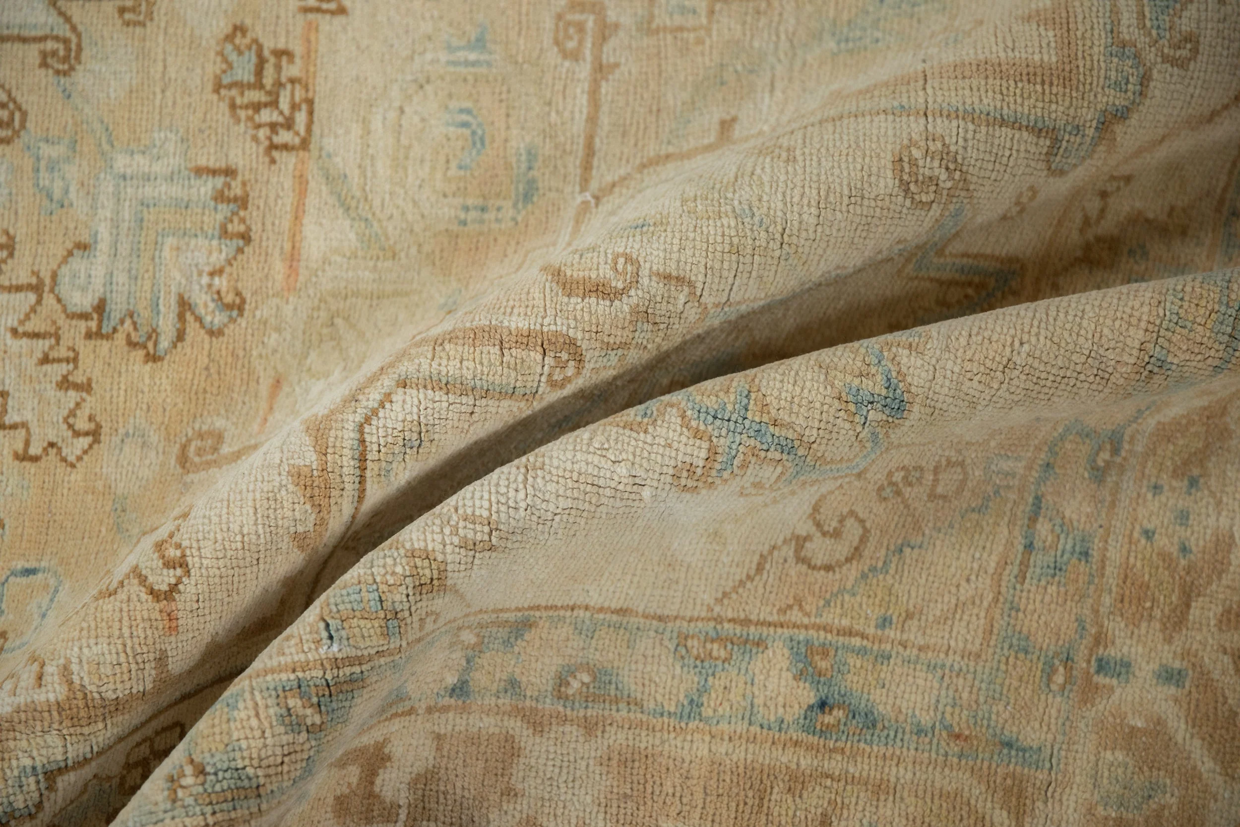 7x11 Vintage Distressed Heriz Carpet - Image 12