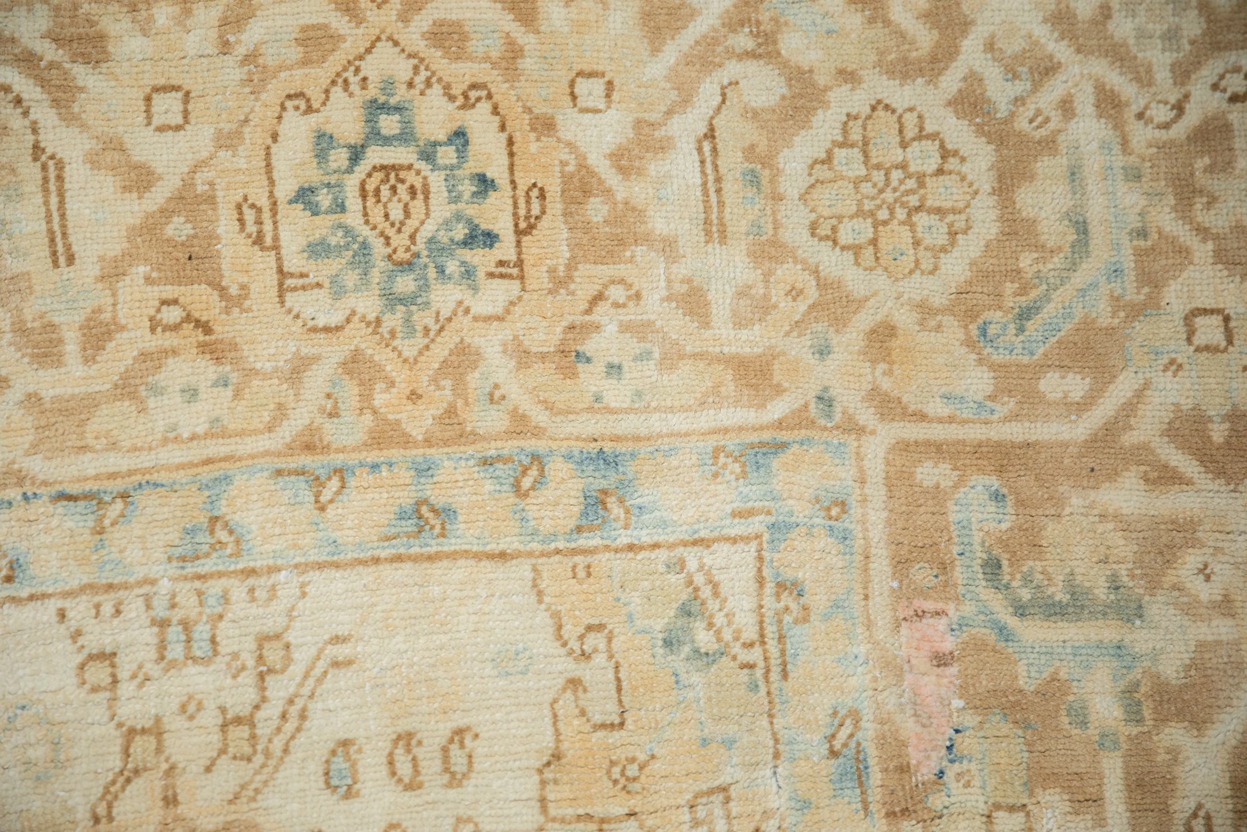 7x11 Vintage Distressed Heriz Carpet - Image 4