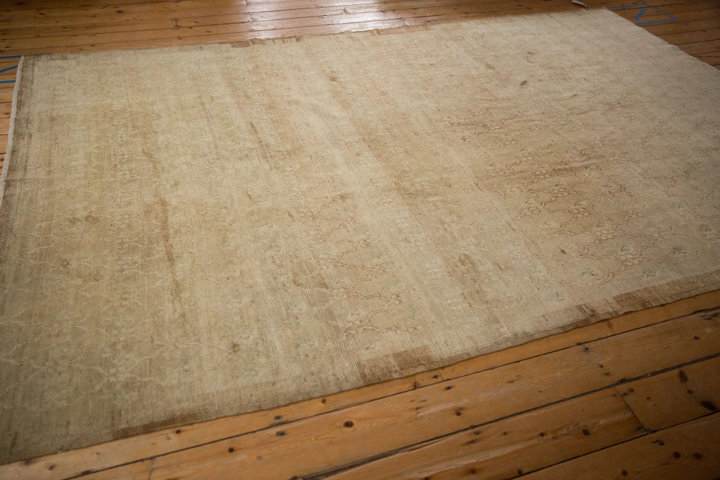 7x11 Vintage Distressed Kars Carpet - Image 6