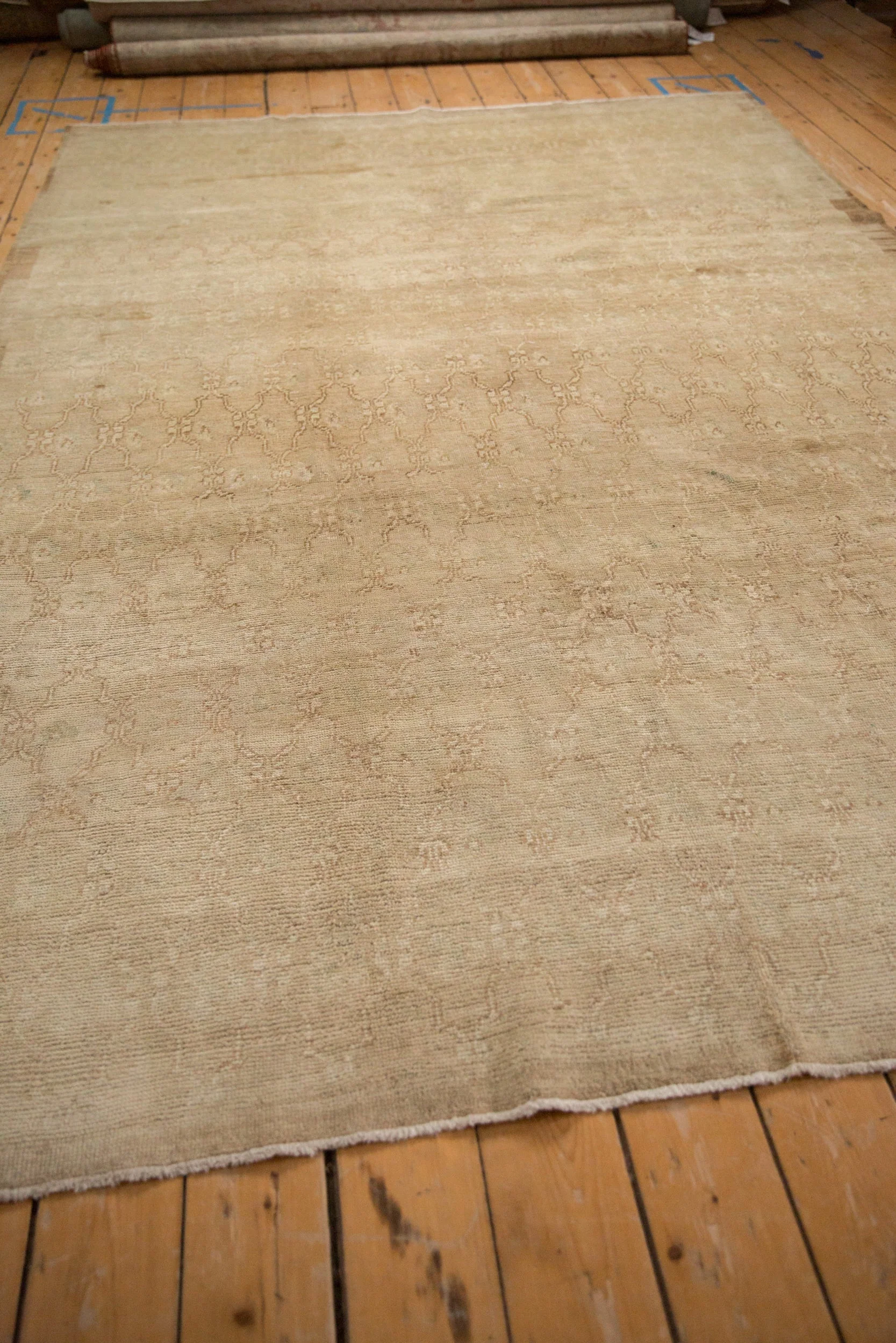 7x11 Vintage Distressed Kars Carpet - Image 8