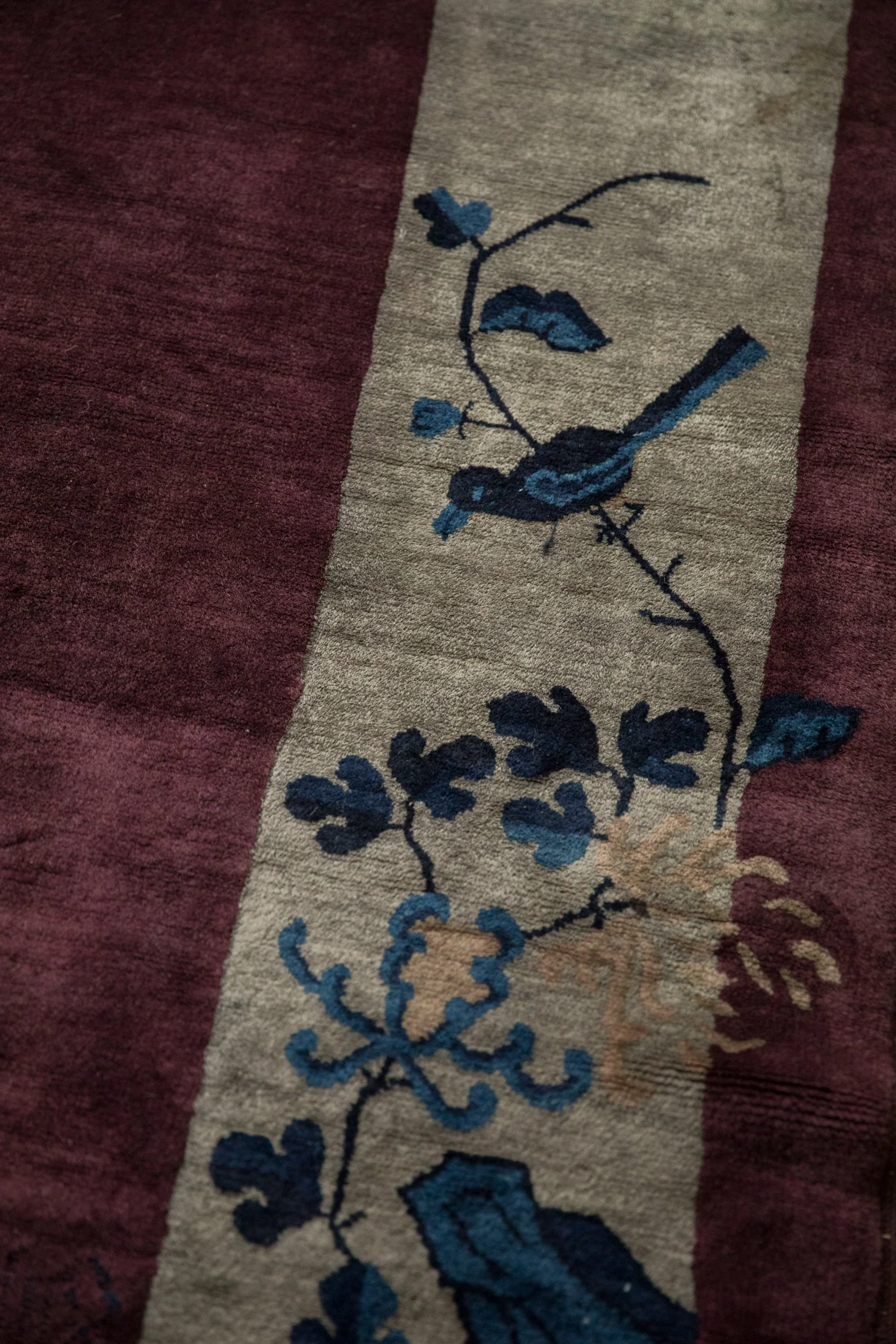 7x13.5 Antique Art Deco Carpet - Image 11