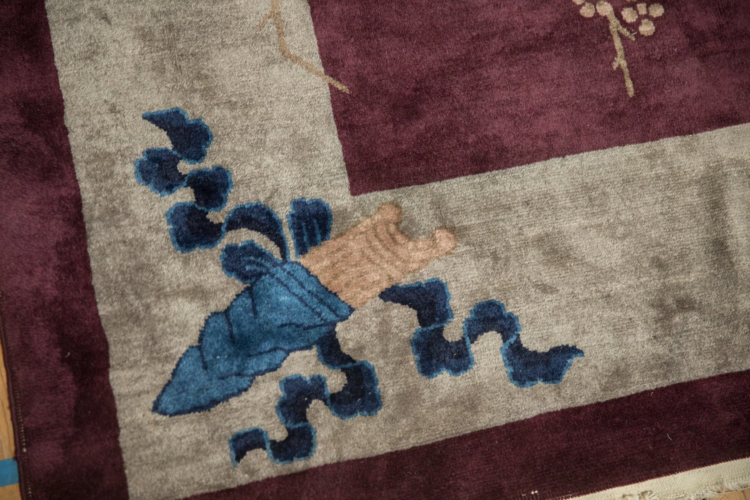 7x13.5 Antique Art Deco Carpet - Image 14