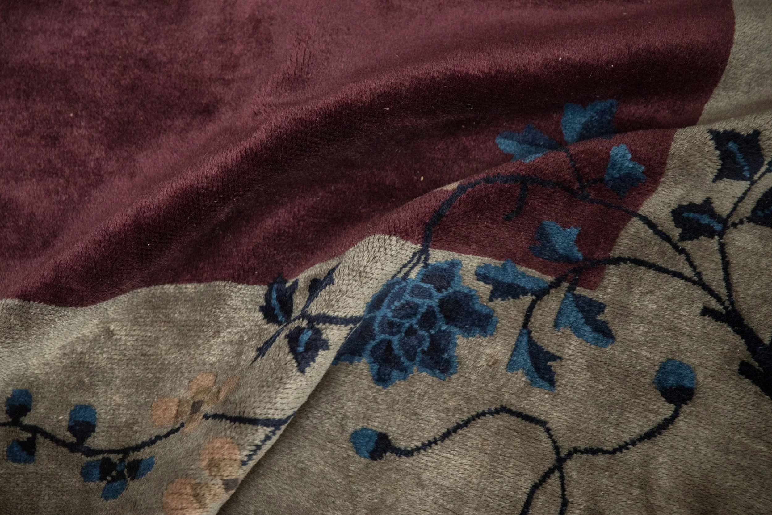 7x13.5 Antique Art Deco Carpet - Image 15