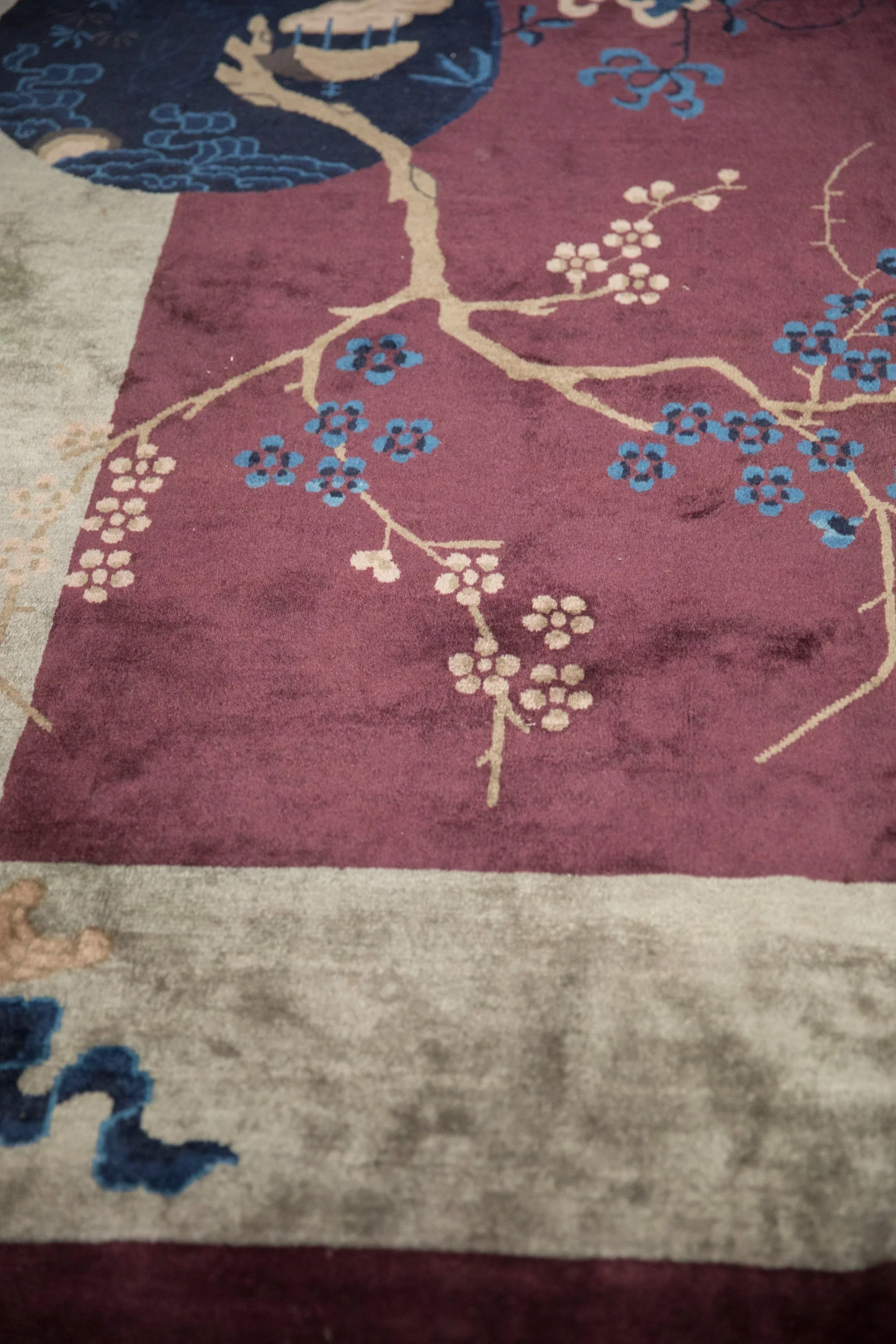 7x13.5 Antique Art Deco Carpet - Image 5