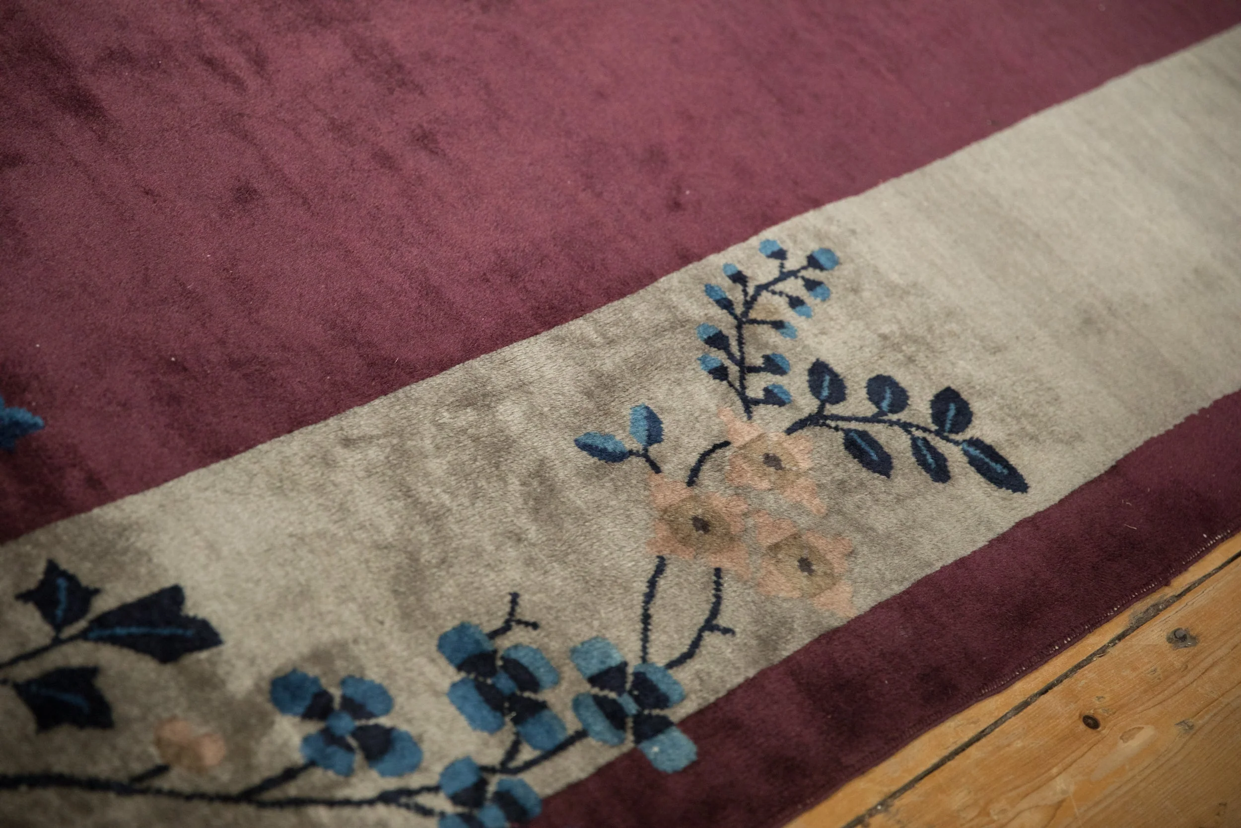 7x13.5 Antique Art Deco Carpet - Image 7