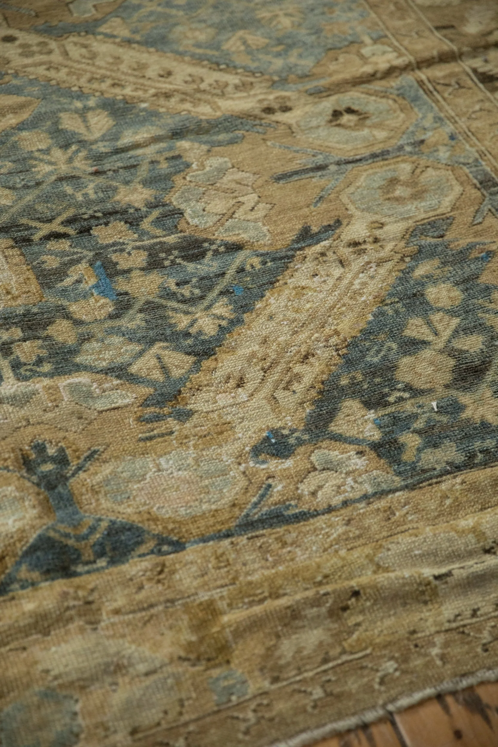 7x13 Vintage Distressed Kurdish Carpet - Image 11