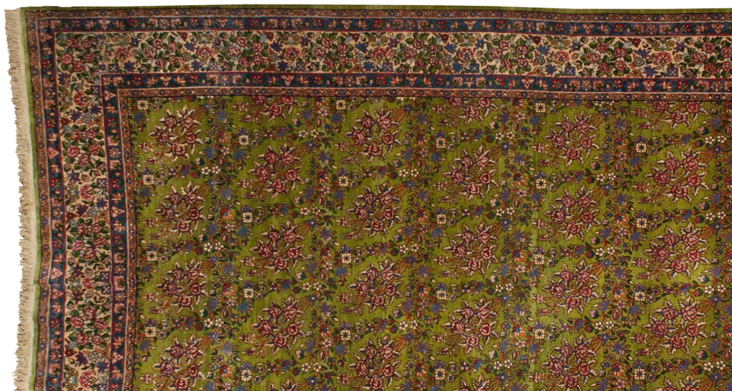 7x15 Vintage Kerman Carpet - Image 2