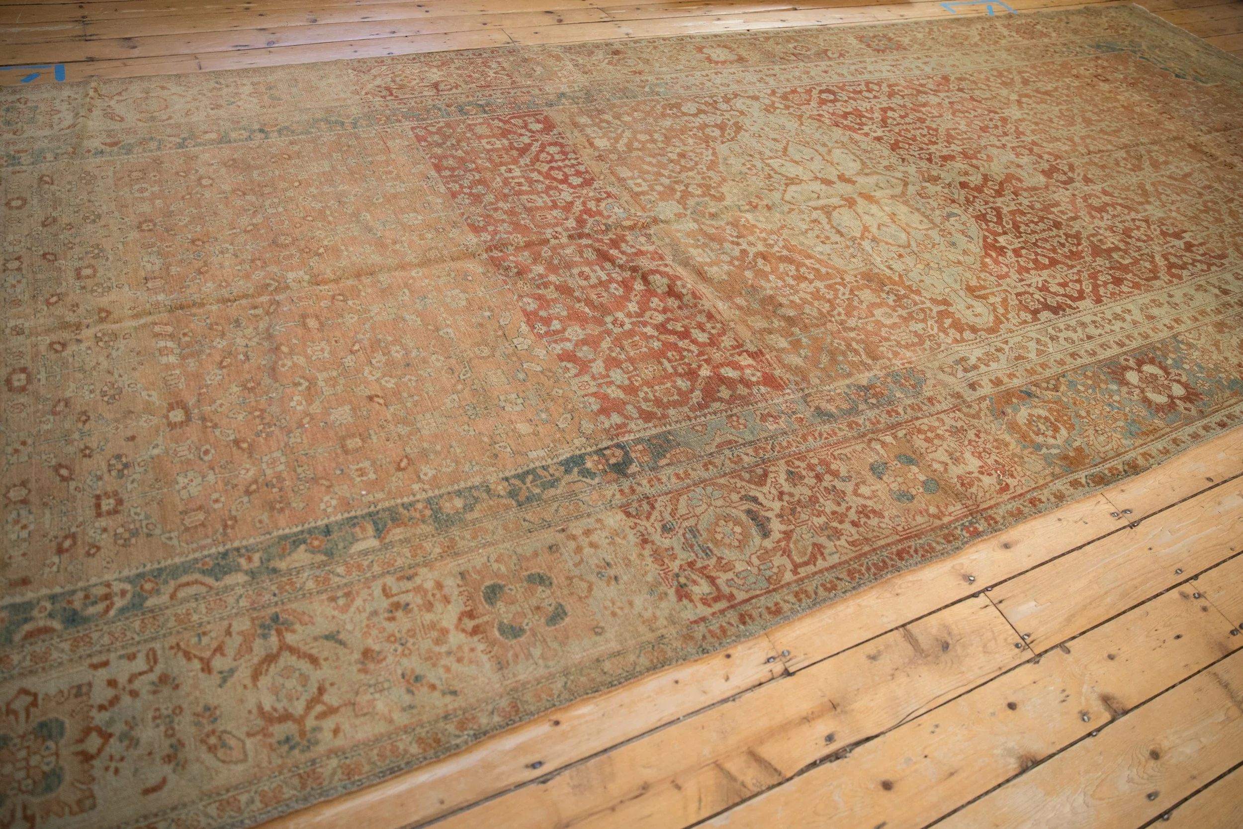 7x16.5 Vintage Fine Distressed Malayer Carpet - Image 11