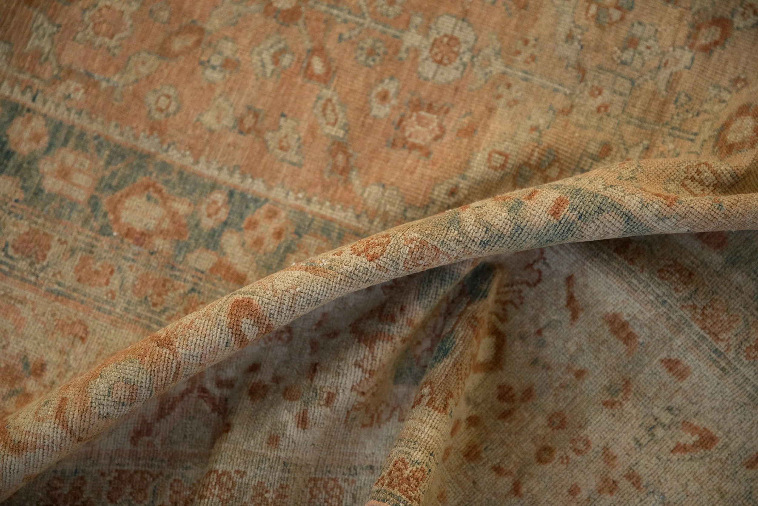 7x16.5 Vintage Fine Distressed Malayer Carpet - Image 12