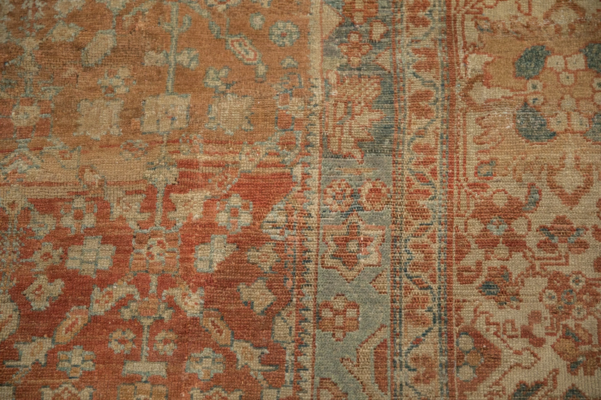 7x16.5 Vintage Fine Distressed Malayer Carpet - Image 14