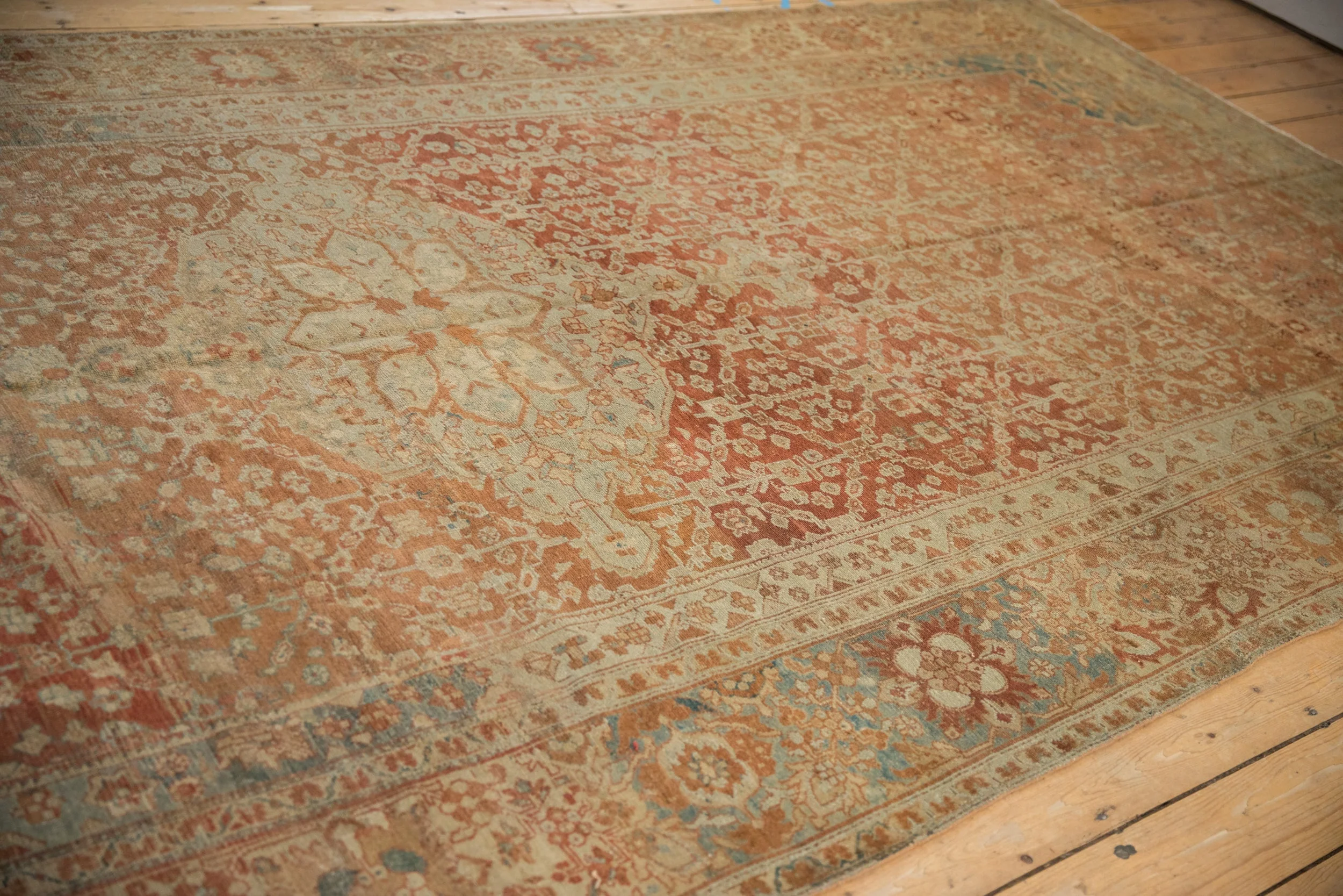 7x16.5 Vintage Fine Distressed Malayer Carpet - Image 9
