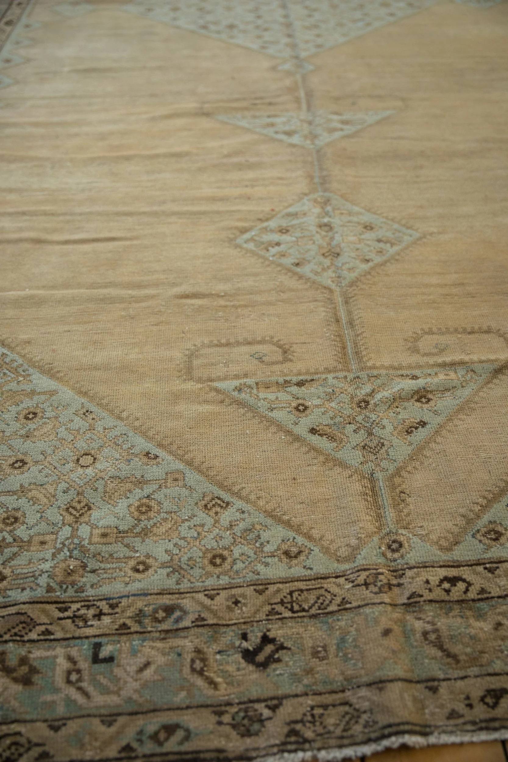 7x16 Antique Distressed Malayer Carpet - Image 10