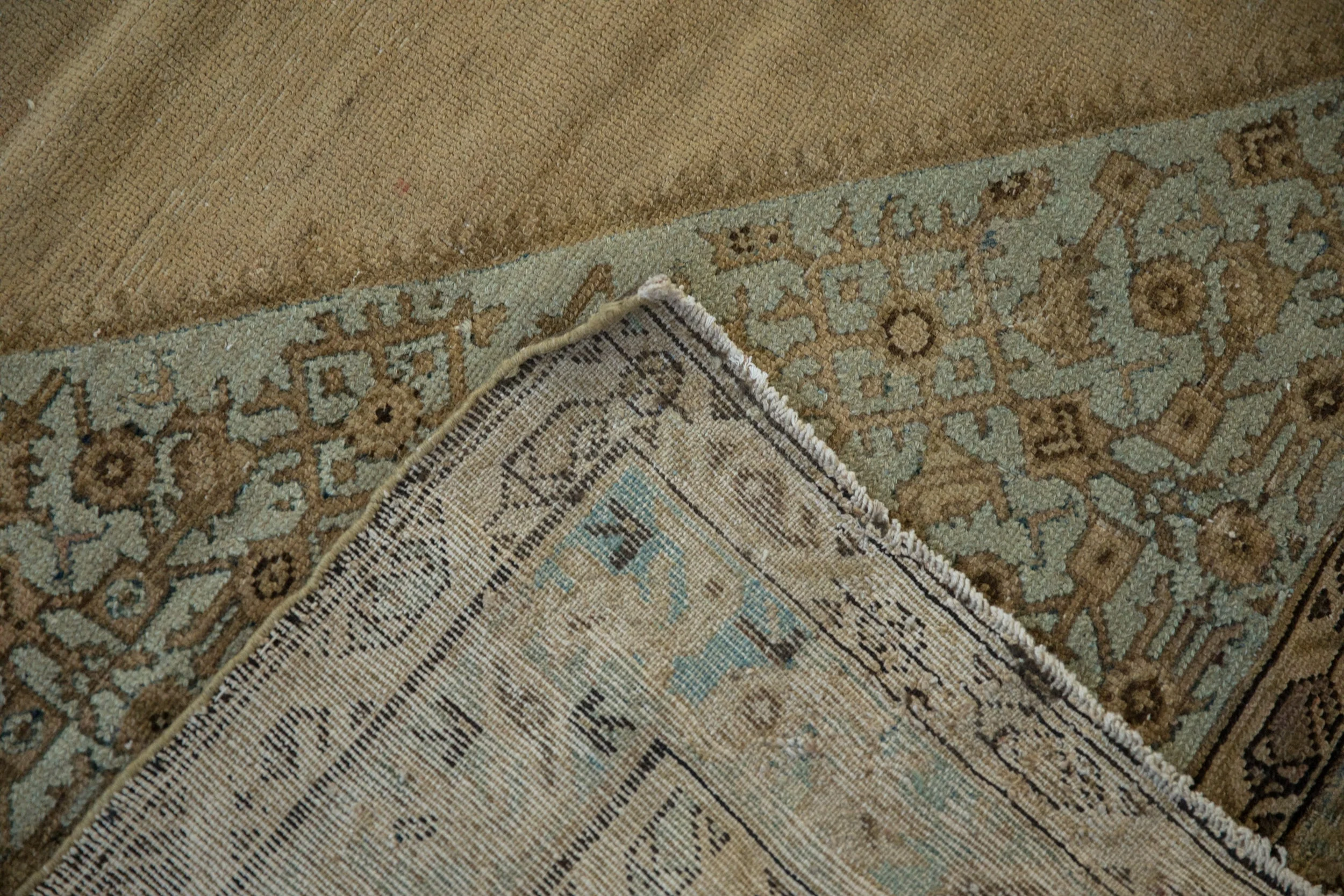 7x16 Antique Distressed Malayer Carpet - Image 13