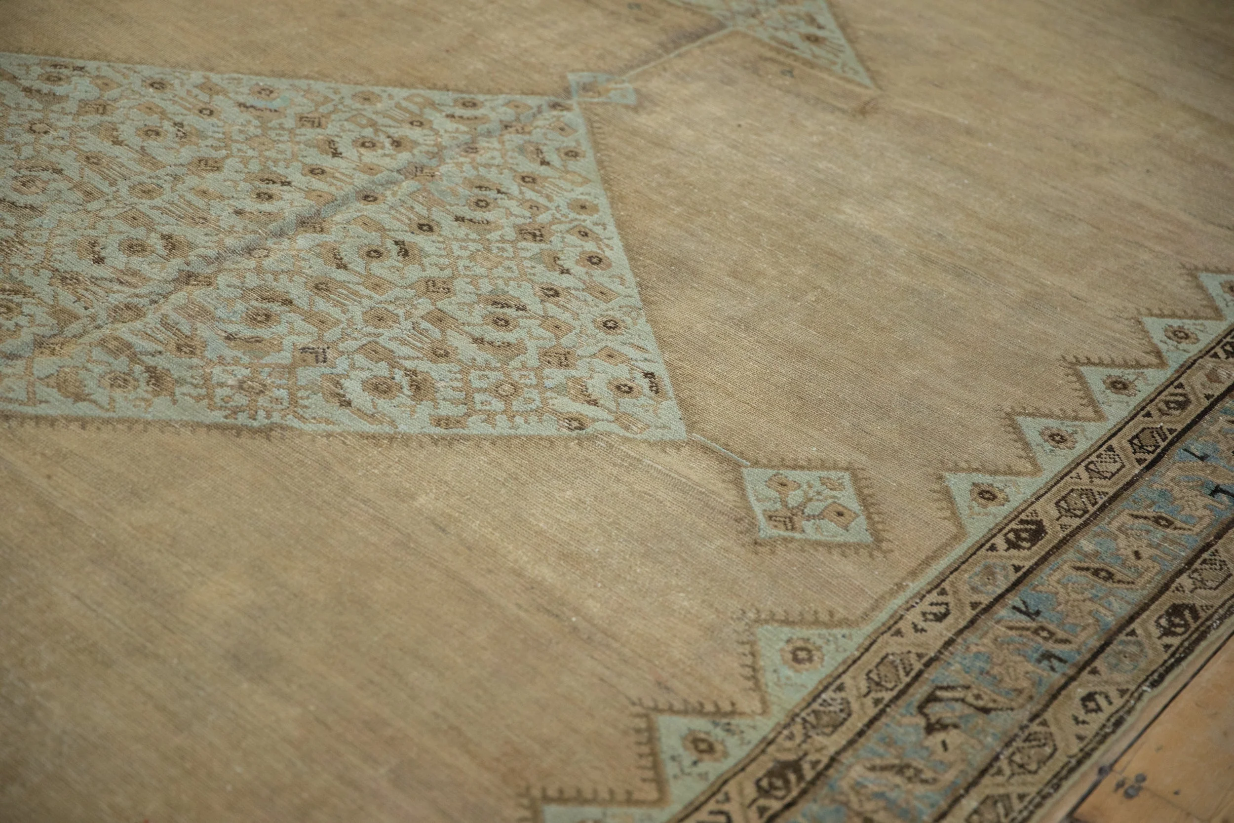 7x16 Antique Distressed Malayer Carpet - Image 7