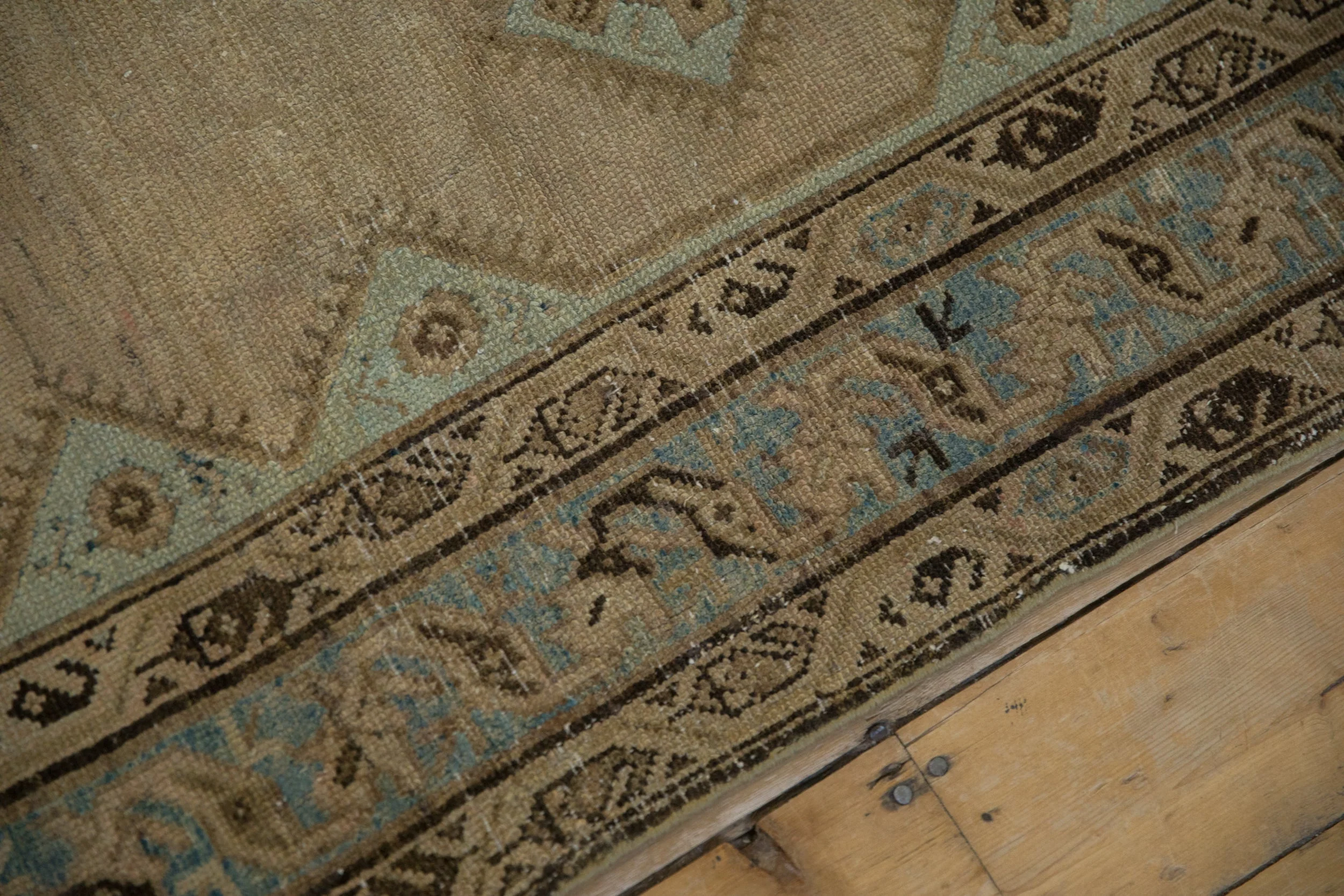 7x16 Antique Distressed Malayer Carpet - Image 8