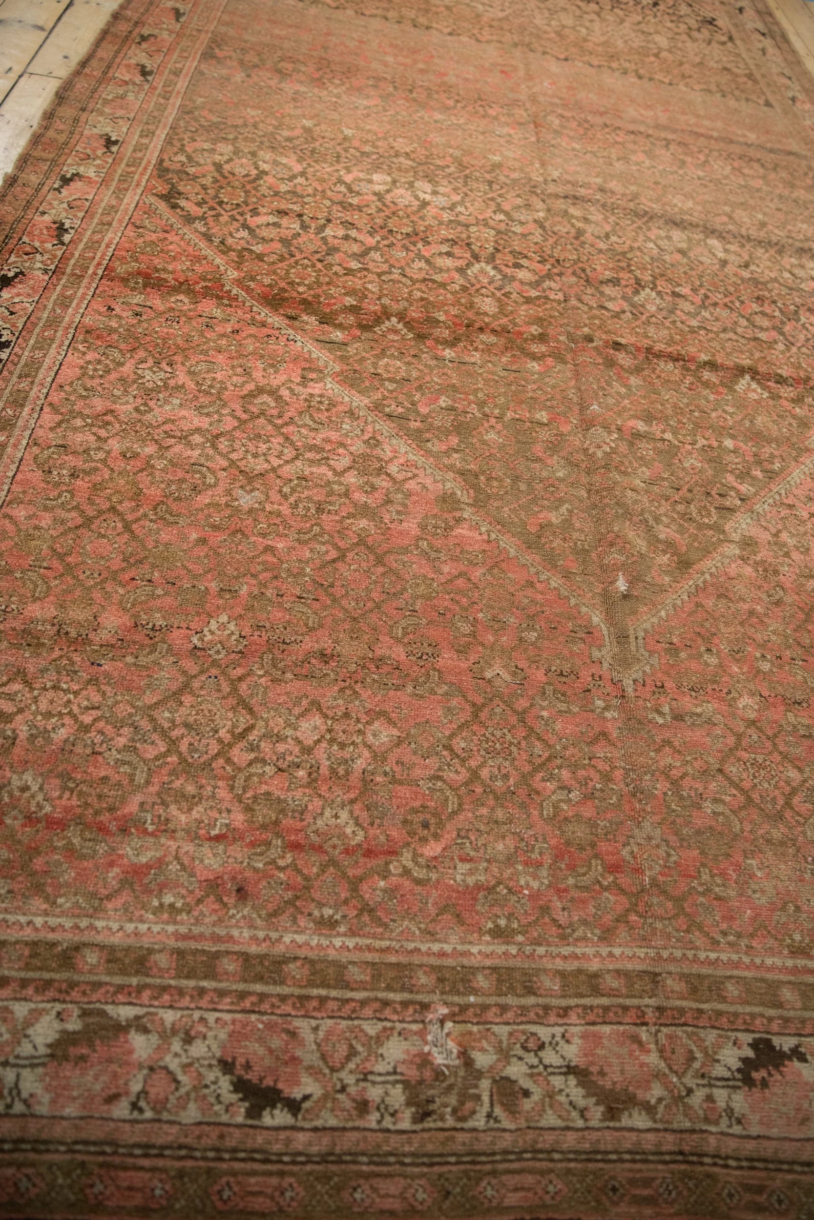 7x16 Vintage Distressed Malayer Carpet - Image 7
