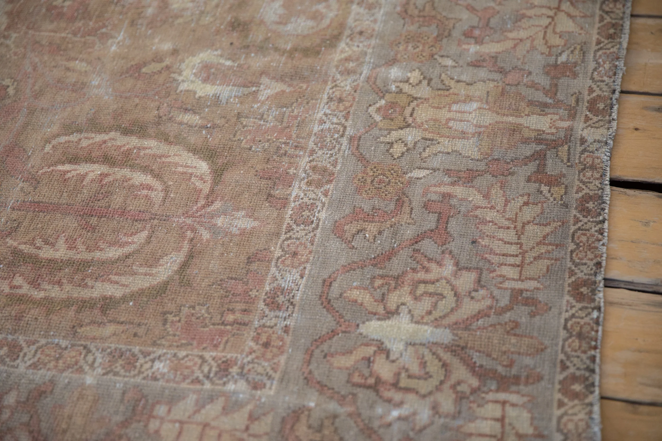 7x8.5 Antique Distressed Sultanabad Carpet - Image 11