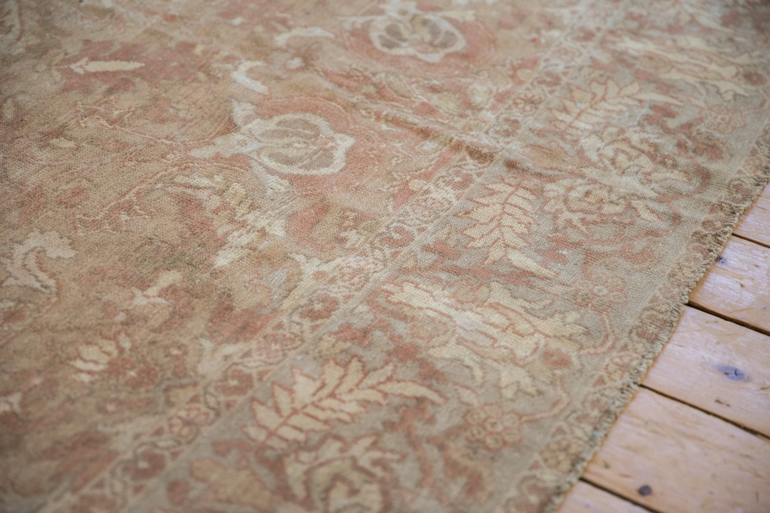 7x8.5 Antique Distressed Sultanabad Carpet - Image 5