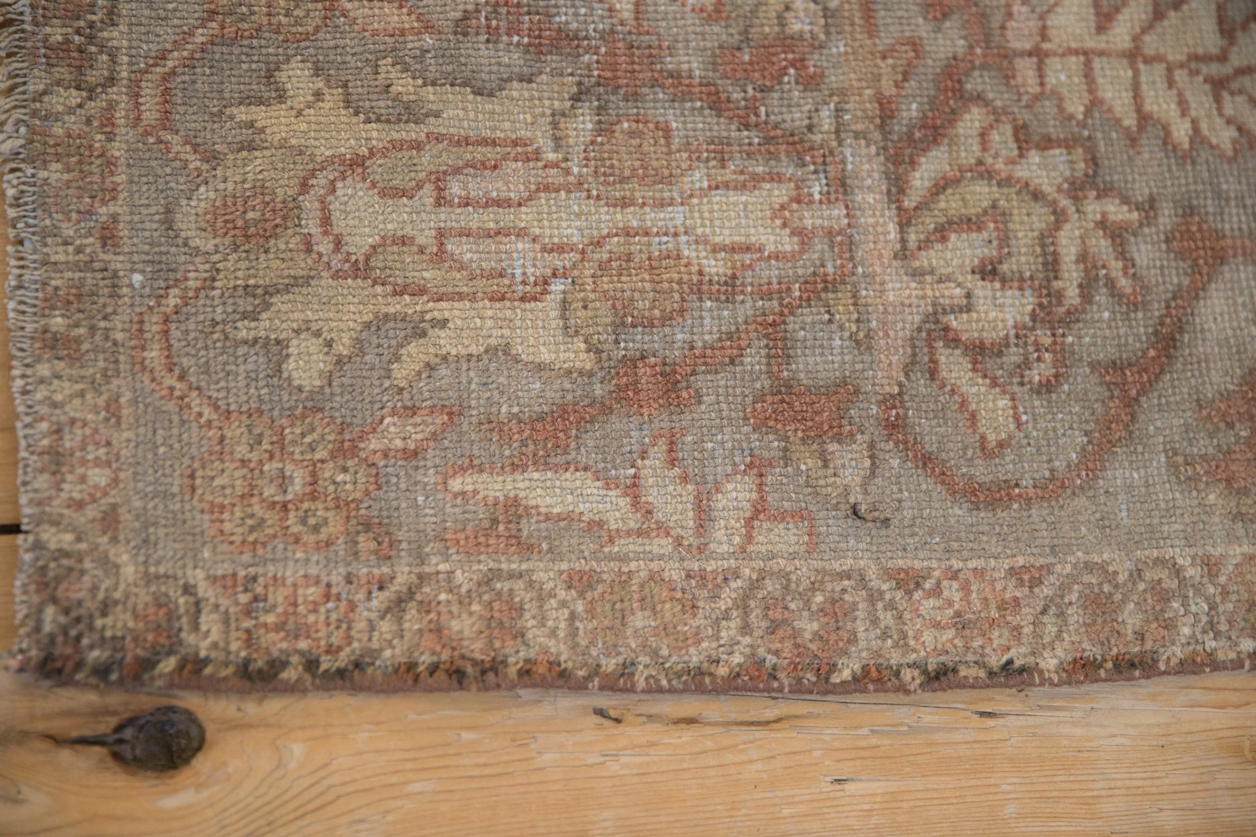 7x8.5 Antique Distressed Sultanabad Carpet - Image 8