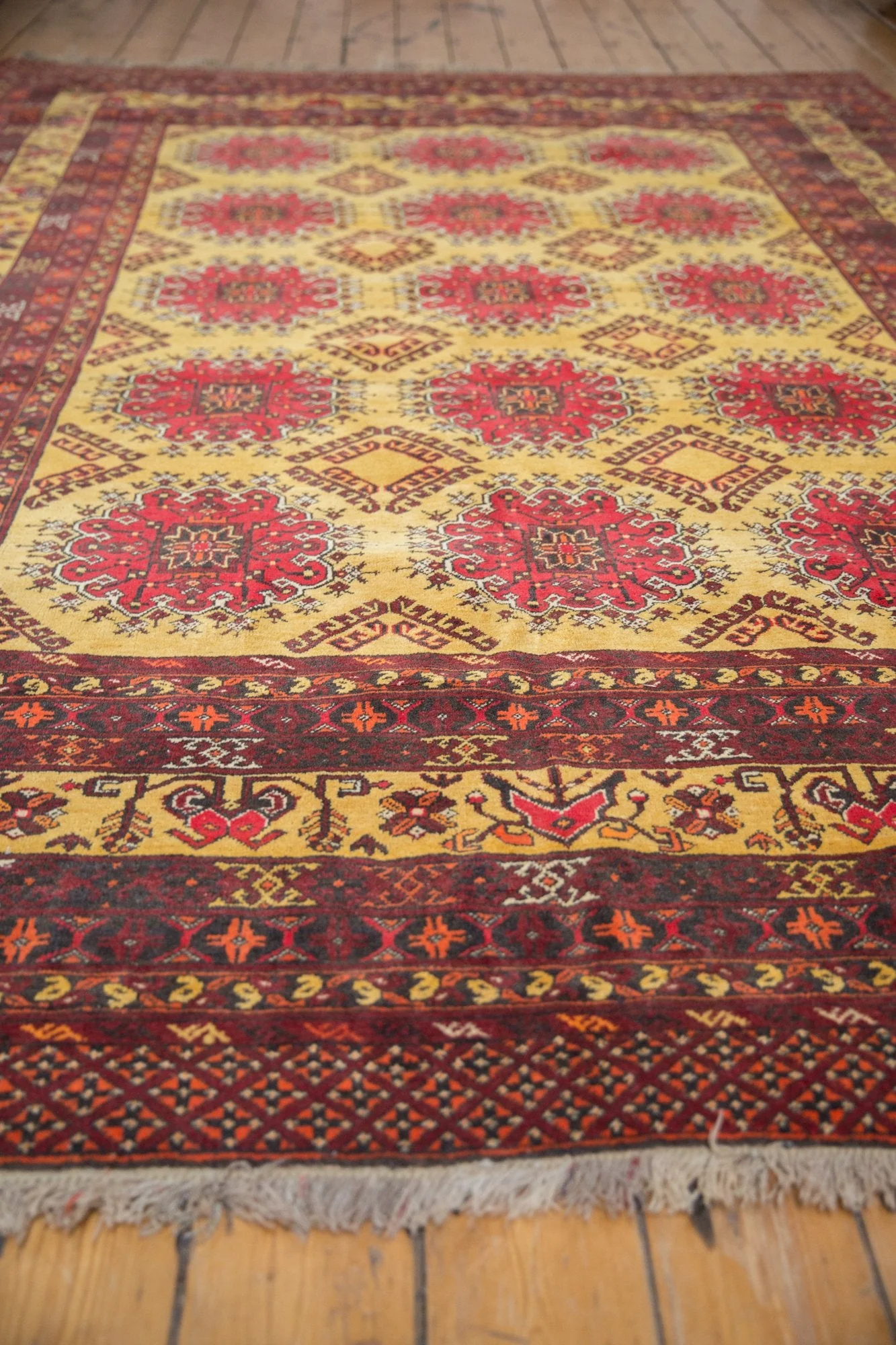 7x9.5 Vintage Daulatabad Carpet - Image 6