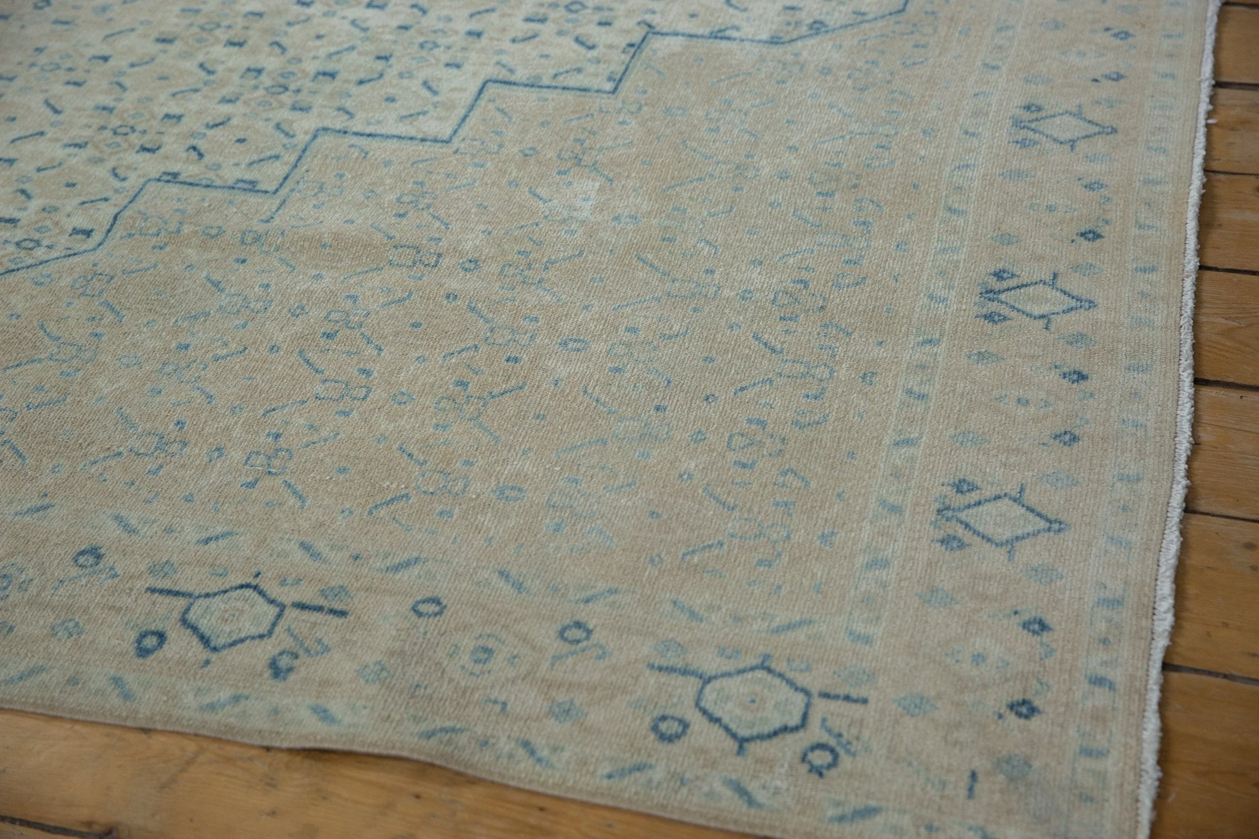 7x9.5 Vintage Distressed Birjand Carpet - Image 5