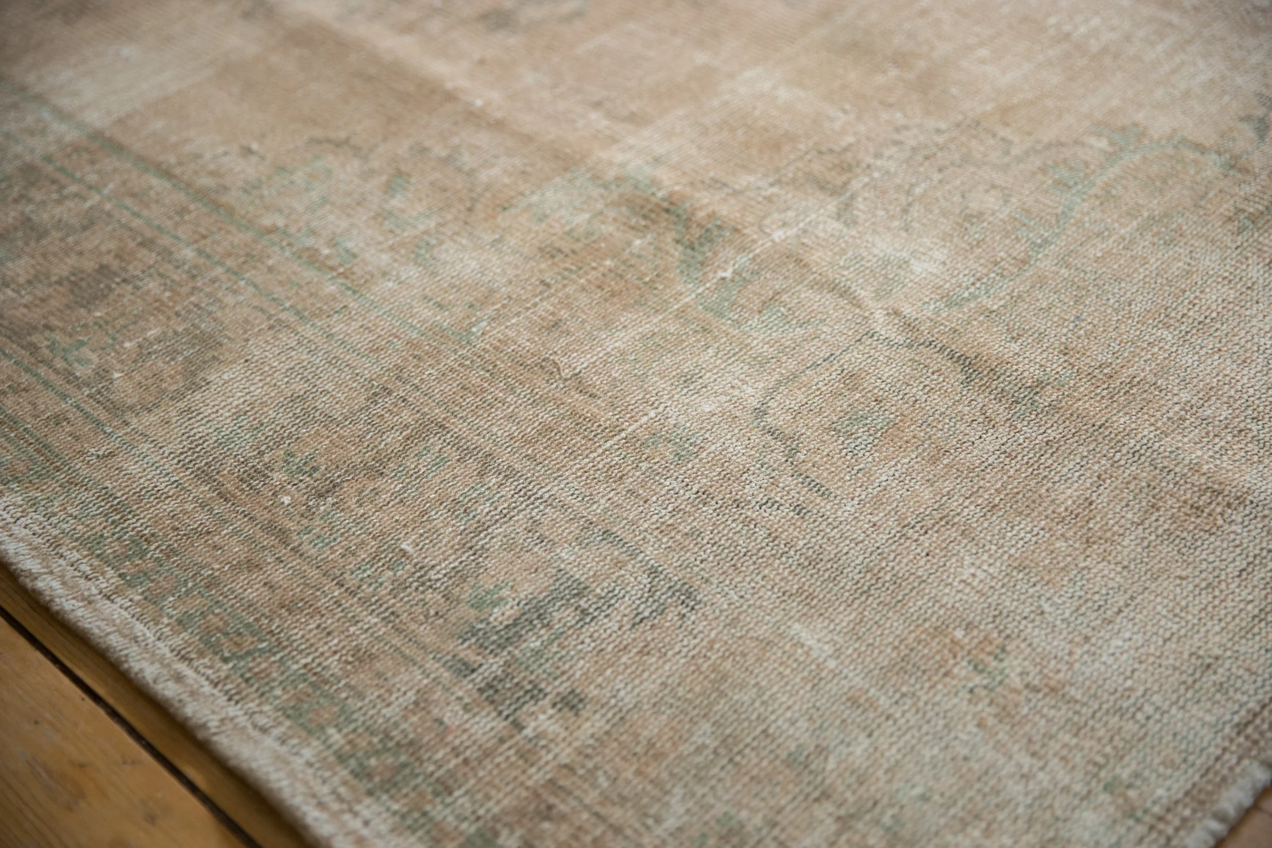 7x9.5 Vintage Distressed Oushak Carpet - Image 4