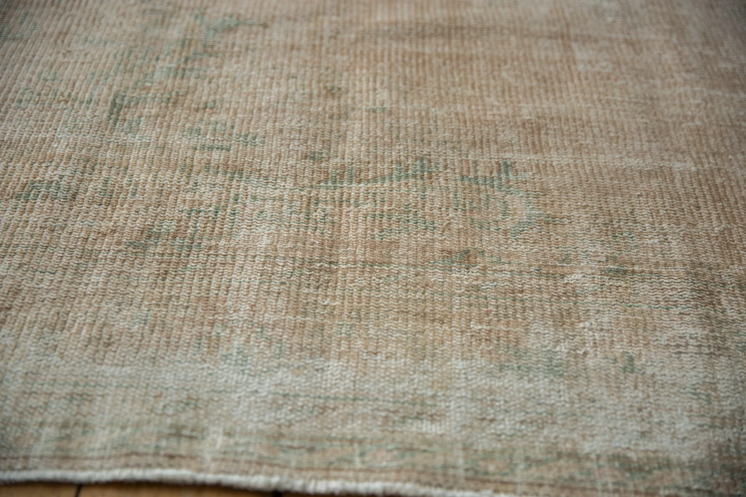 7x9.5 Vintage Distressed Oushak Carpet - Image 8