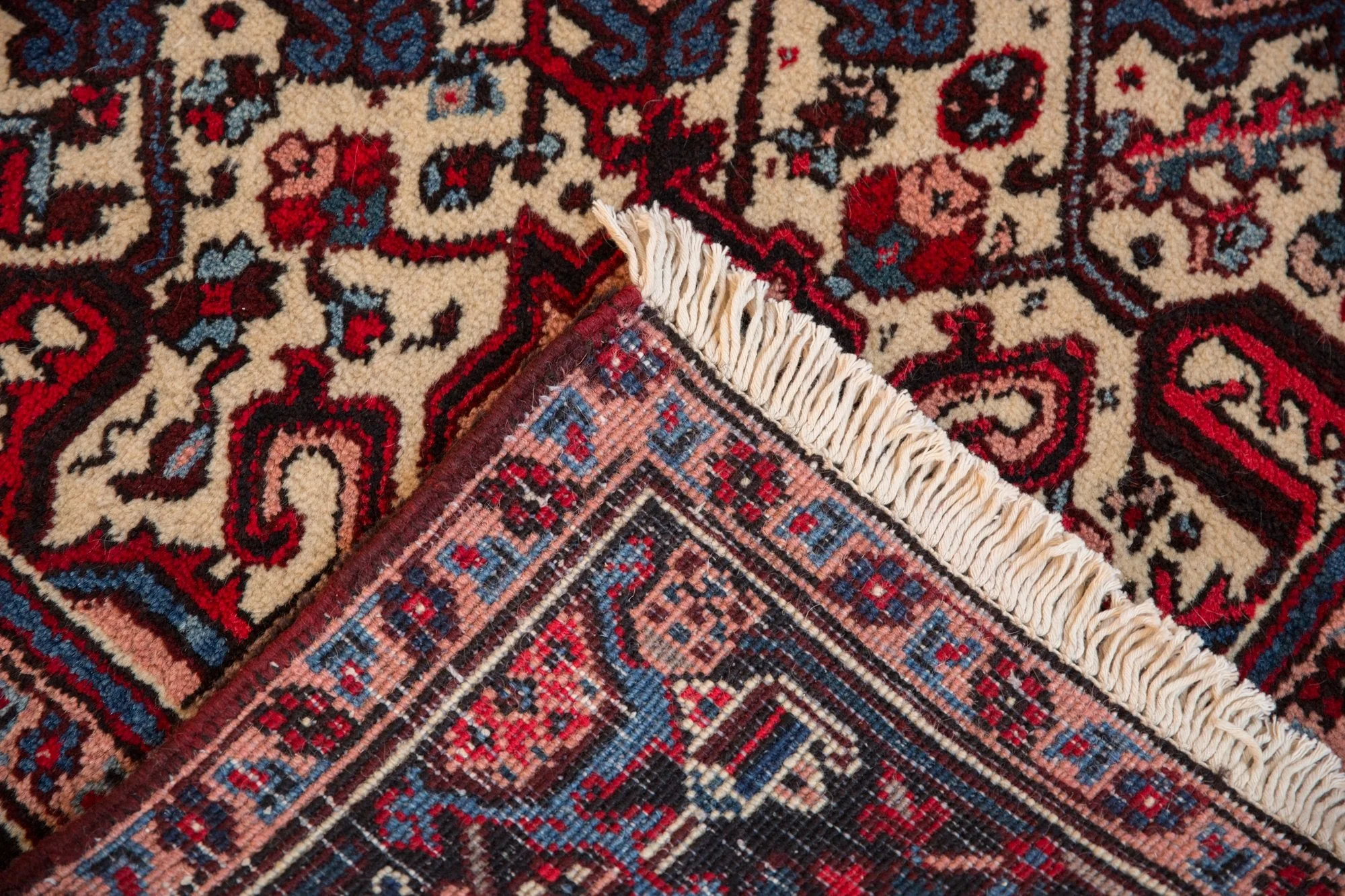 7x9.5 Vintage Mehrivan Carpet - Image 12