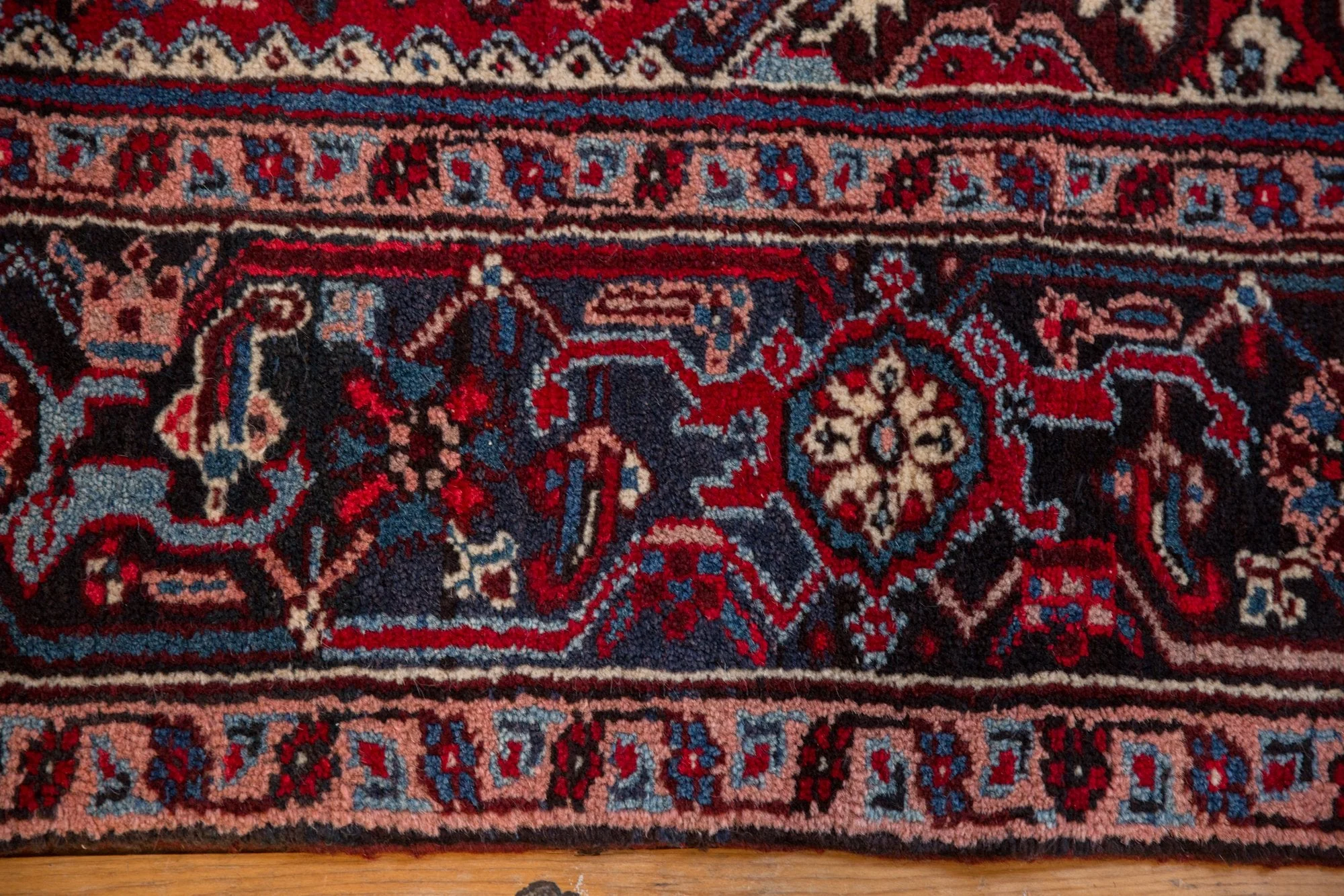 7x9.5 Vintage Mehrivan Carpet - Image 13