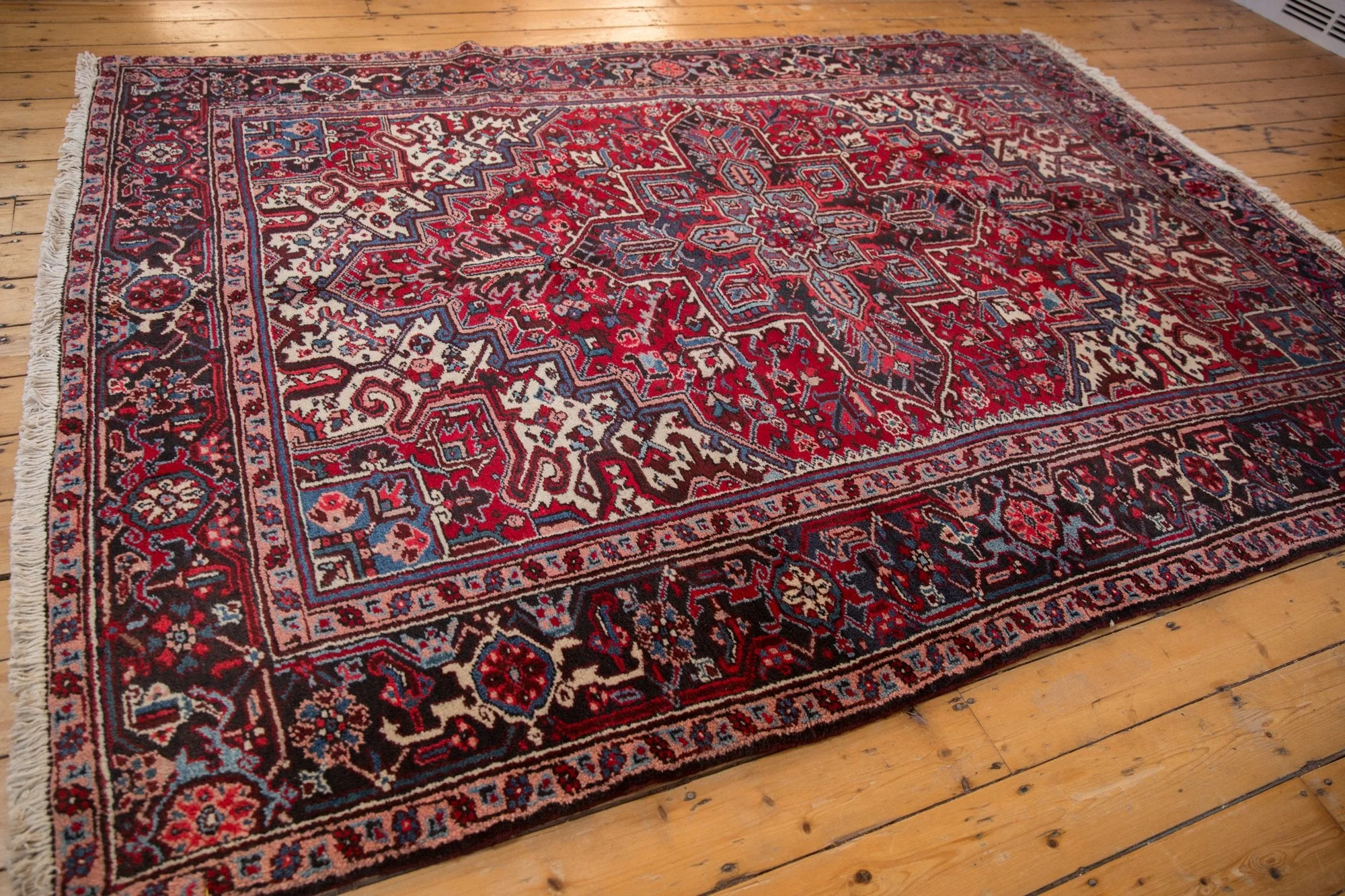 7x9.5 Vintage Mehrivan Carpet - Image 3