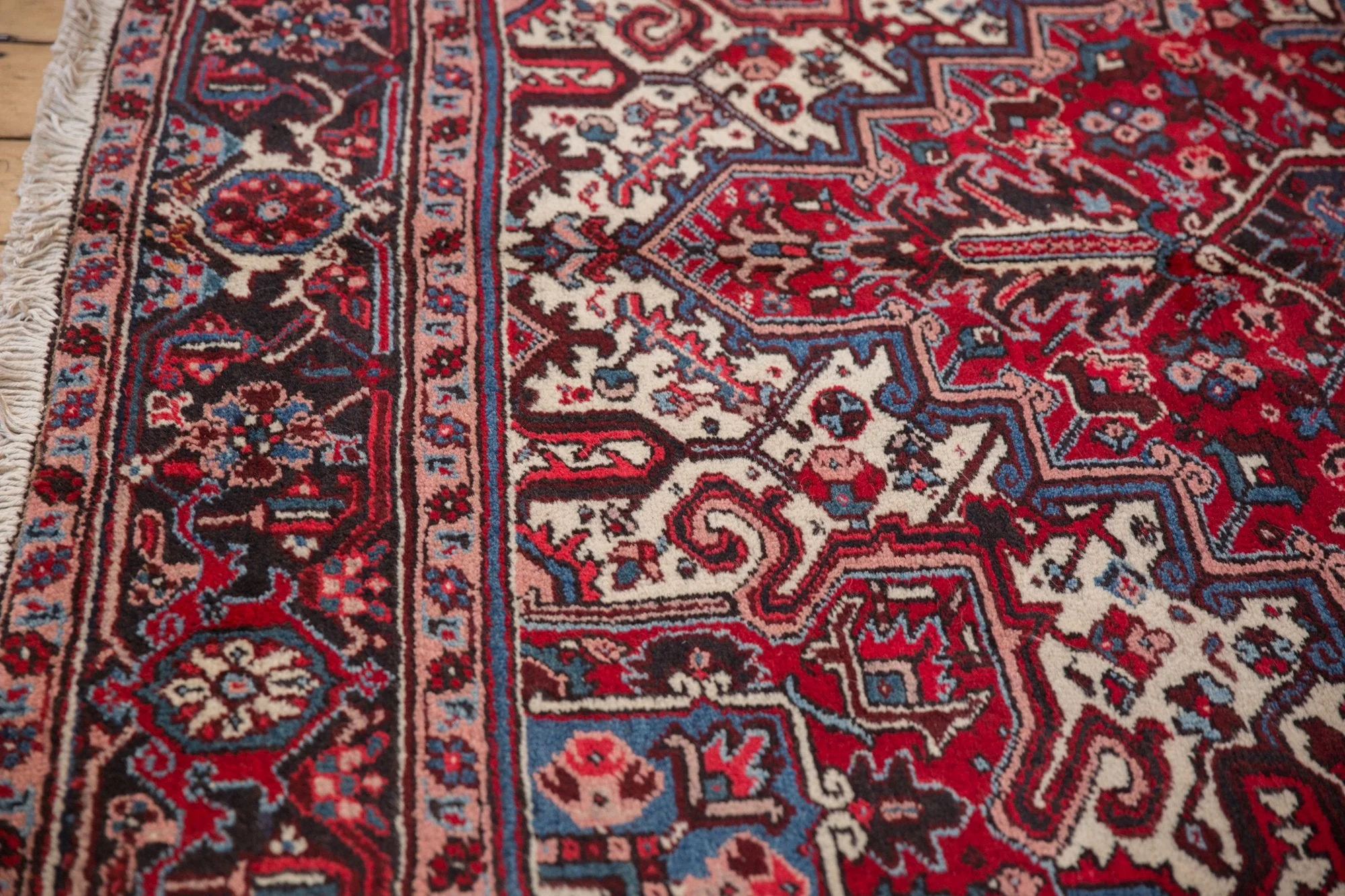 7x9.5 Vintage Mehrivan Carpet - Image 4
