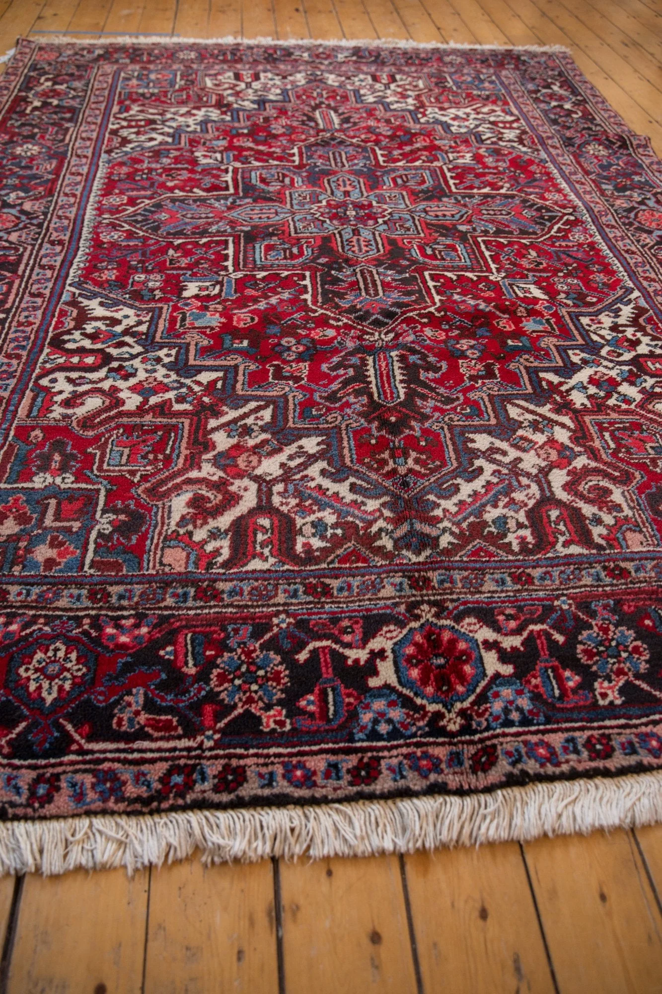 7x9.5 Vintage Mehrivan Carpet - Image 5
