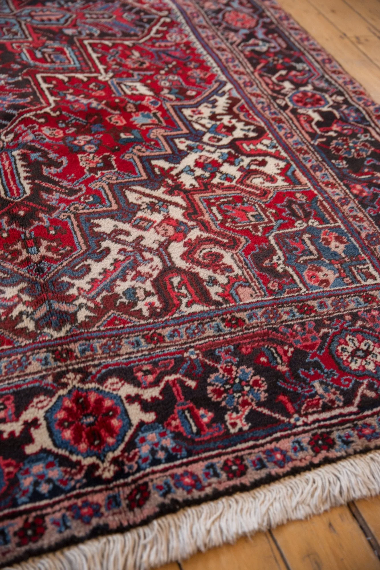 7x9.5 Vintage Mehrivan Carpet - Image 6
