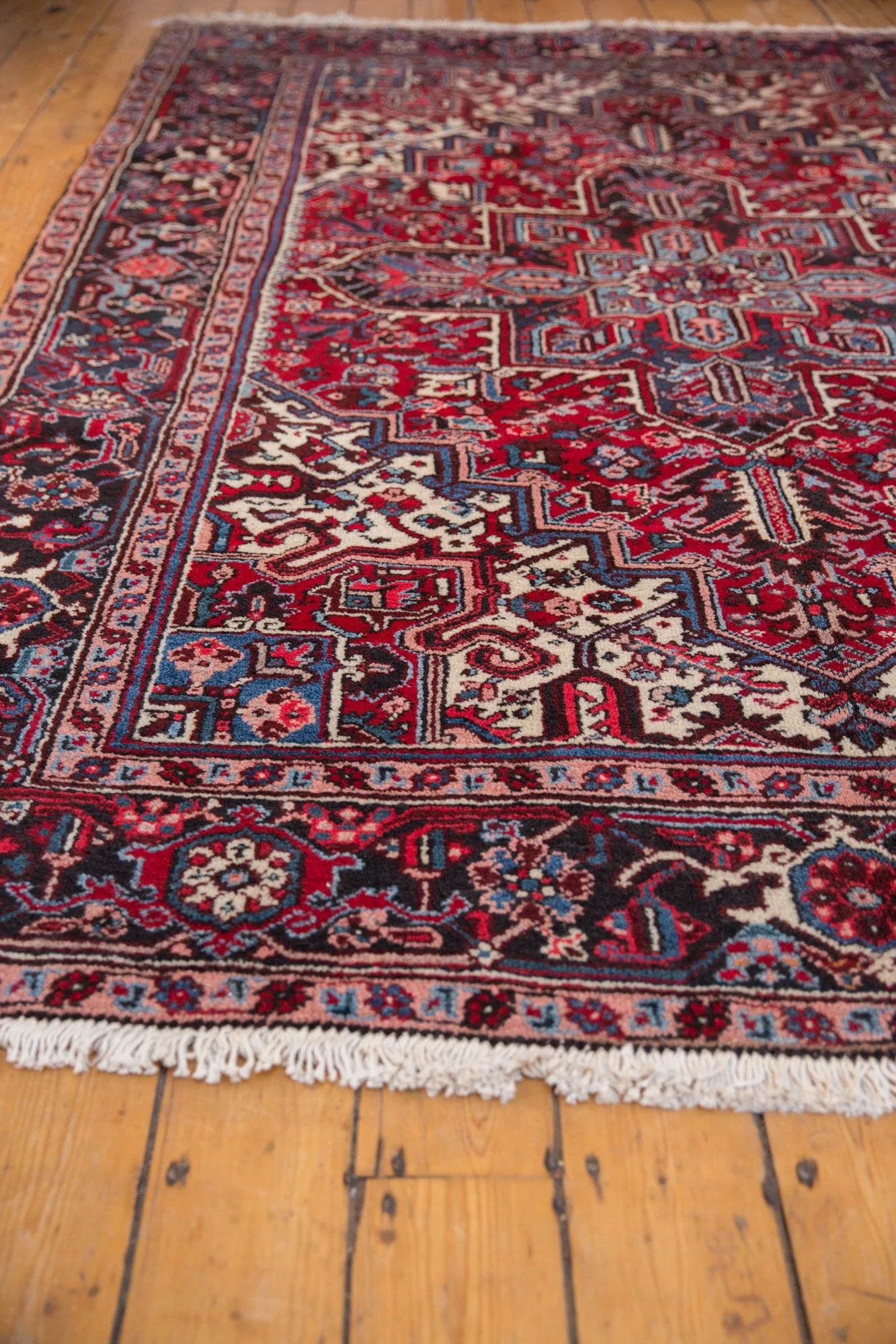 7x9.5 Vintage Mehrivan Carpet - Image 8
