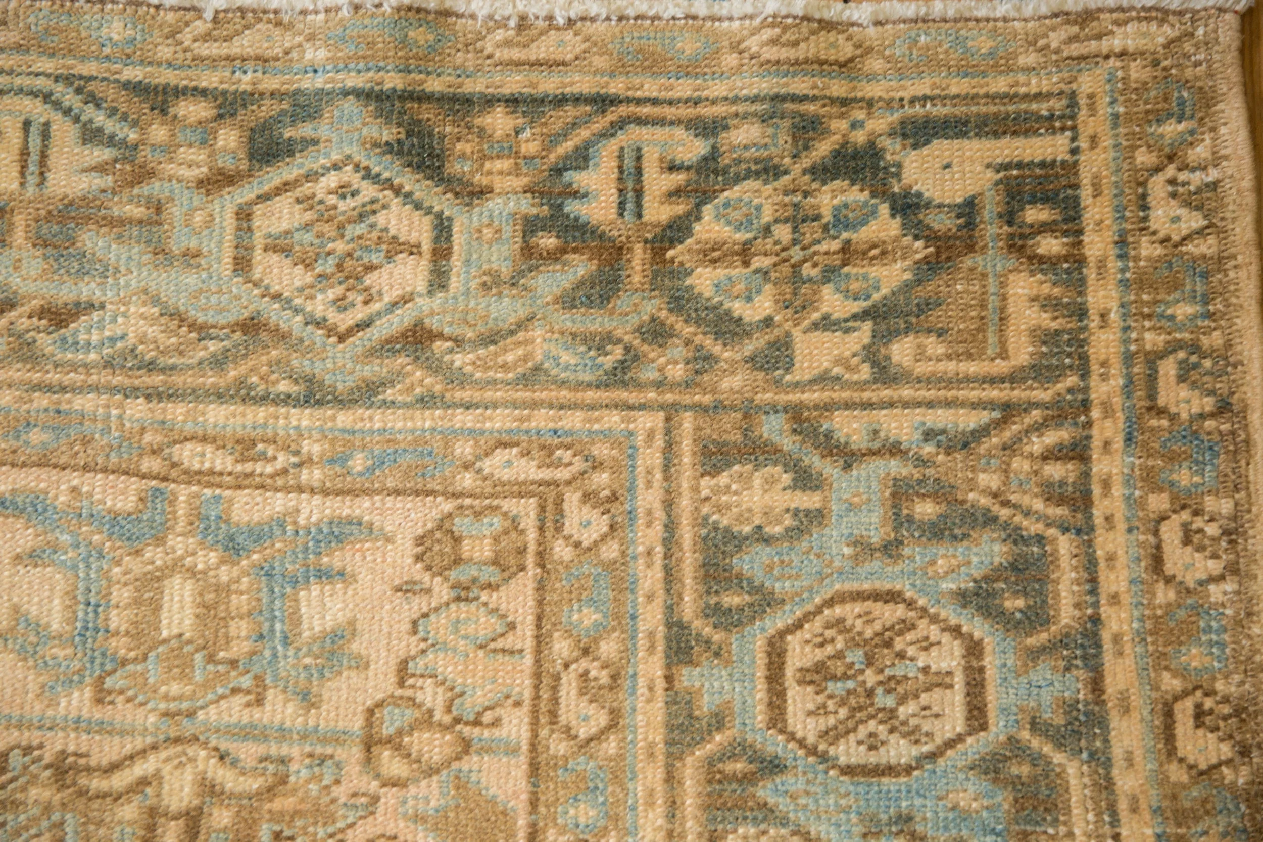7x9 Vintage Distressed Mehrivan Carpet - Image 3