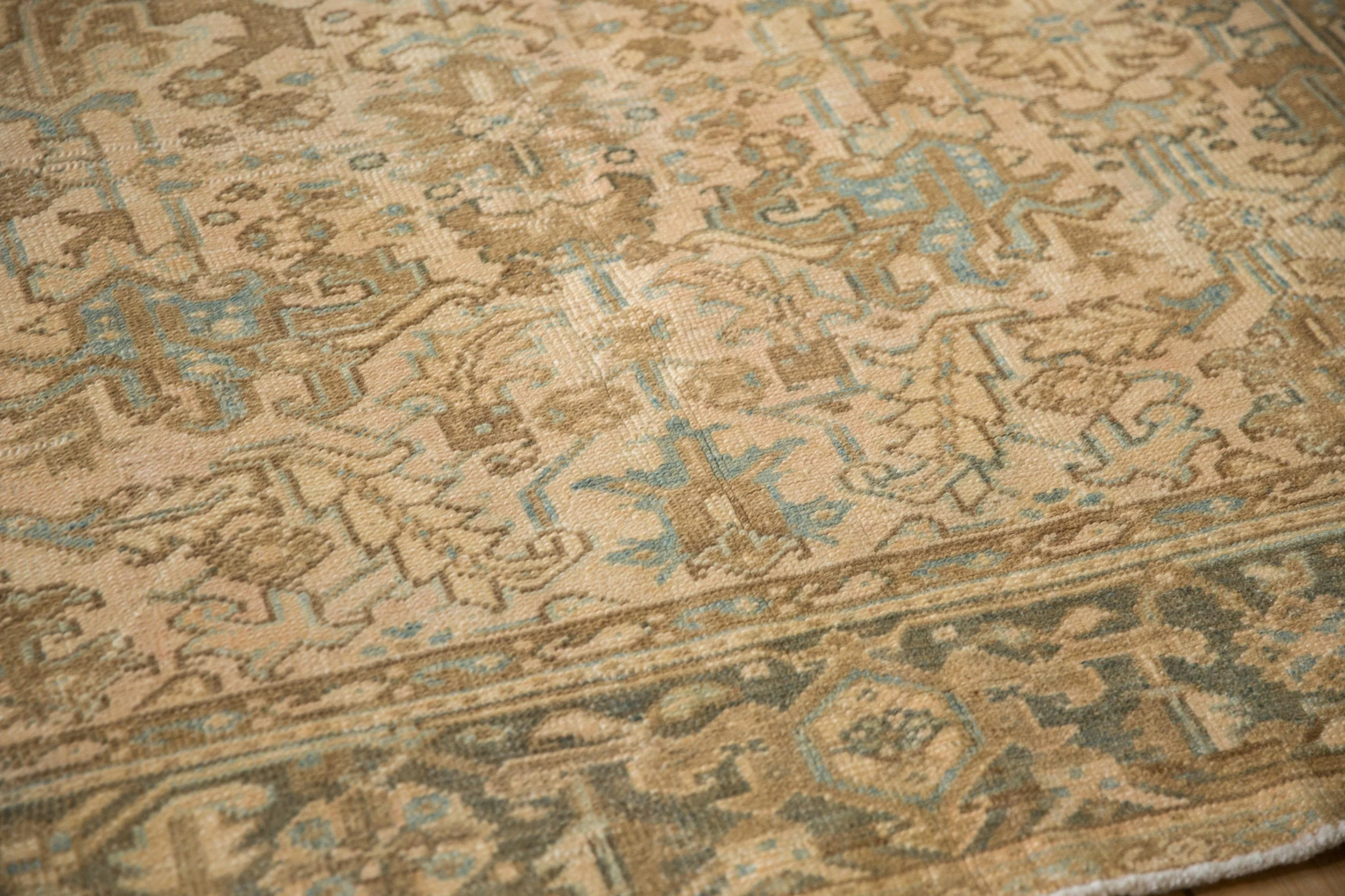 7x9 Vintage Distressed Mehrivan Carpet - Image 9