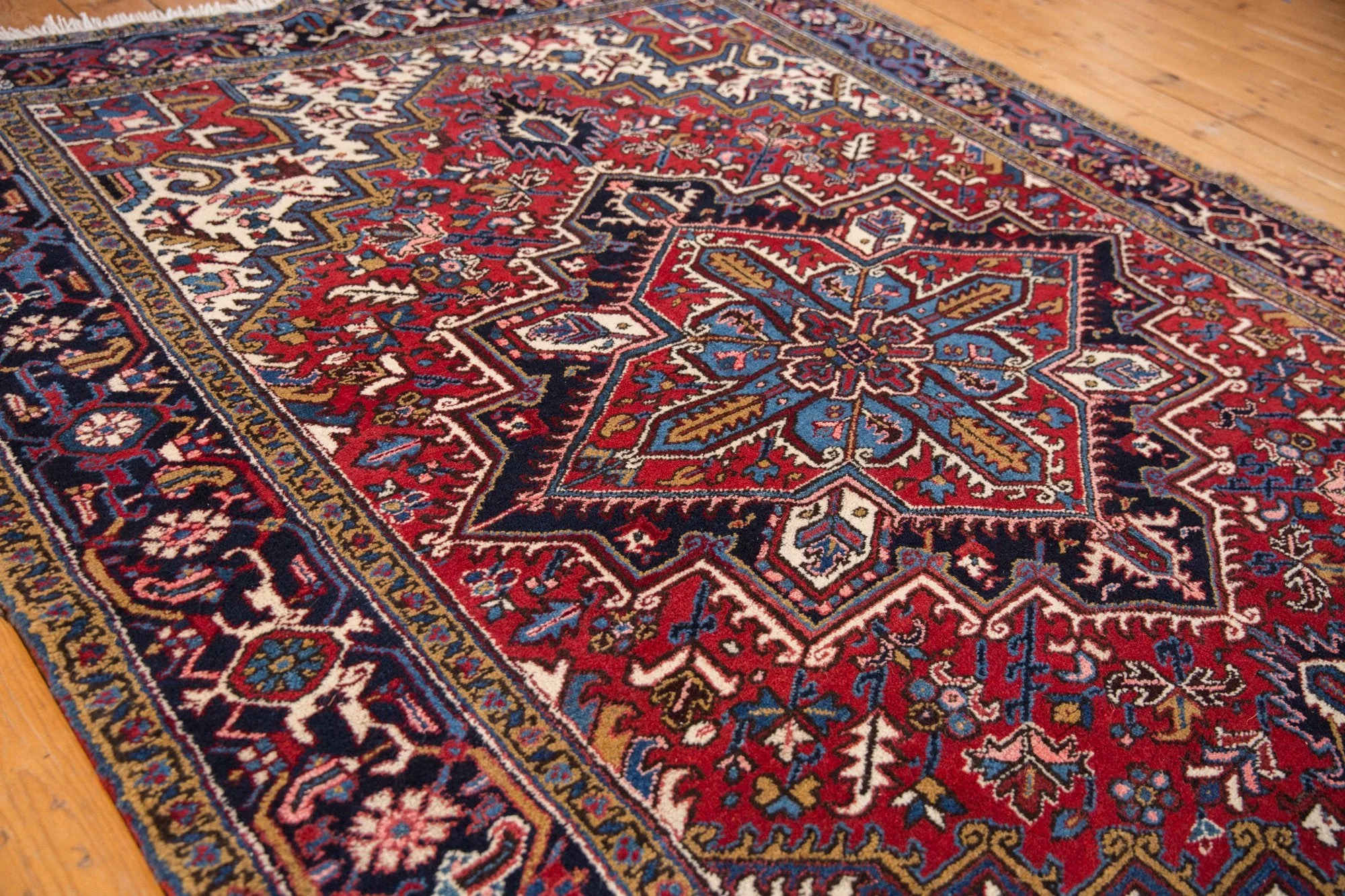 7x9 Vintage Mehrivan Carpet - Image 10