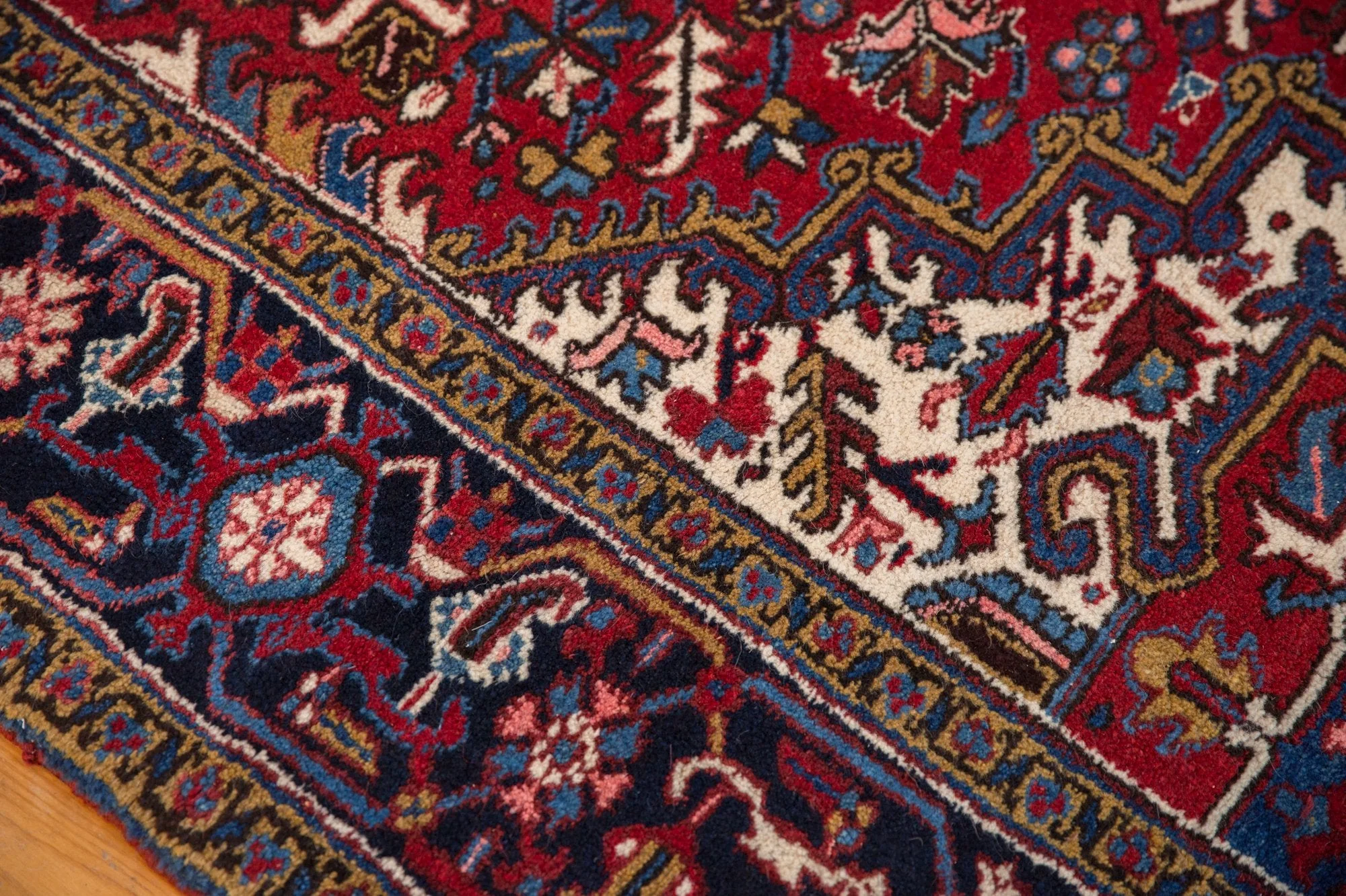 7x9 Vintage Mehrivan Carpet - Image 11