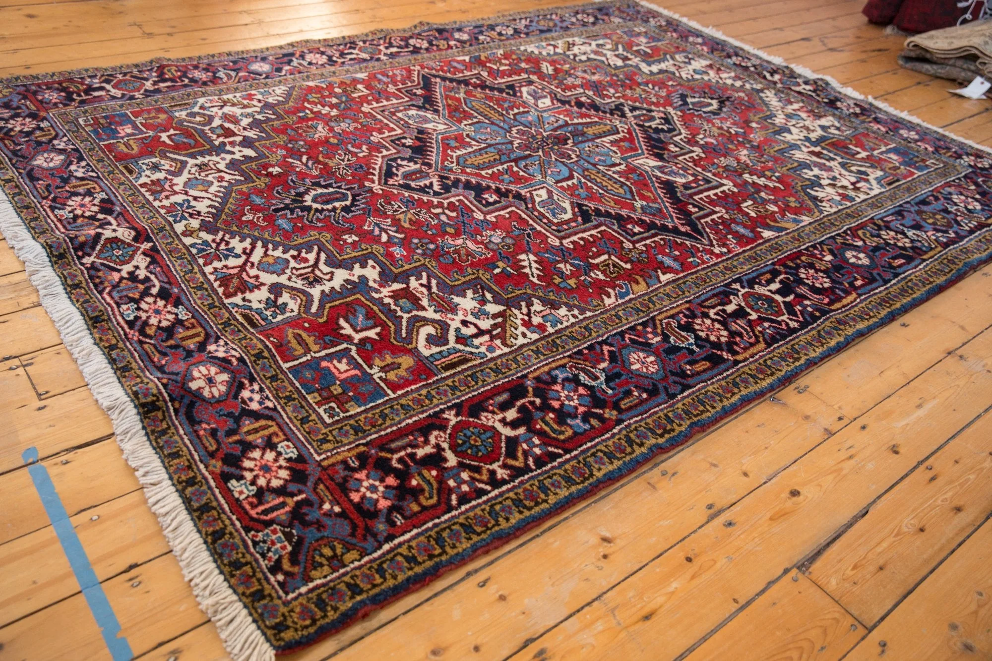 7x9 Vintage Mehrivan Carpet - Image 3