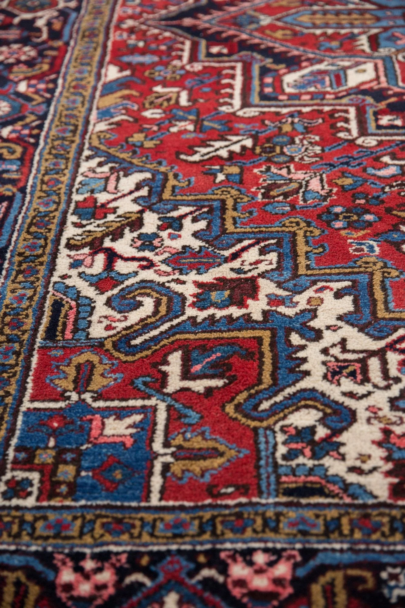 7x9 Vintage Mehrivan Carpet - Image 6