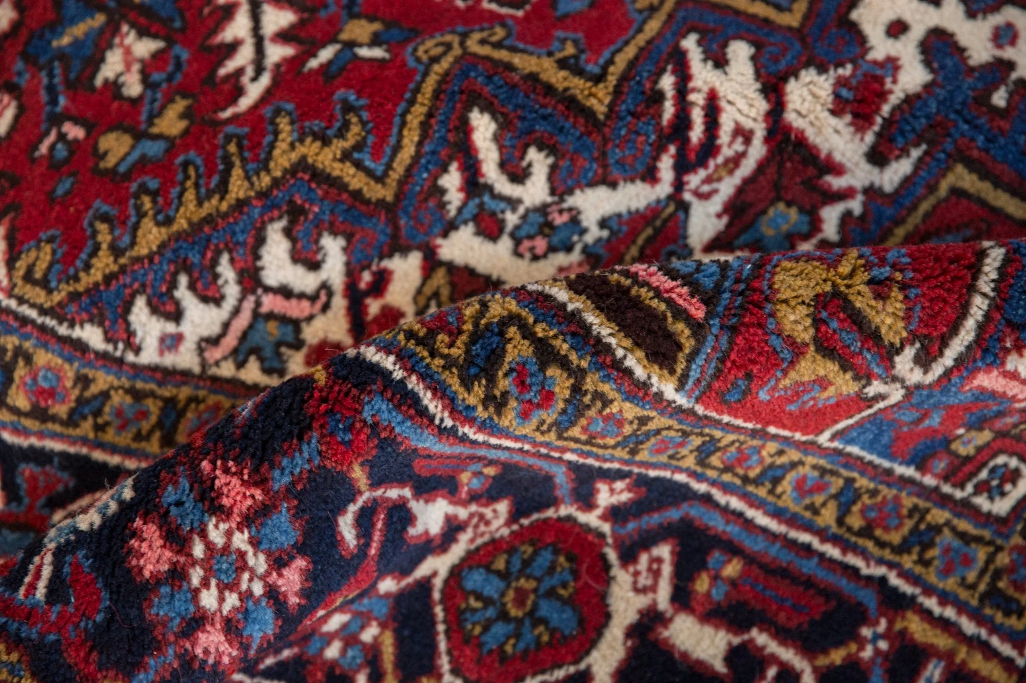 7x9 Vintage Mehrivan Carpet - Image 8