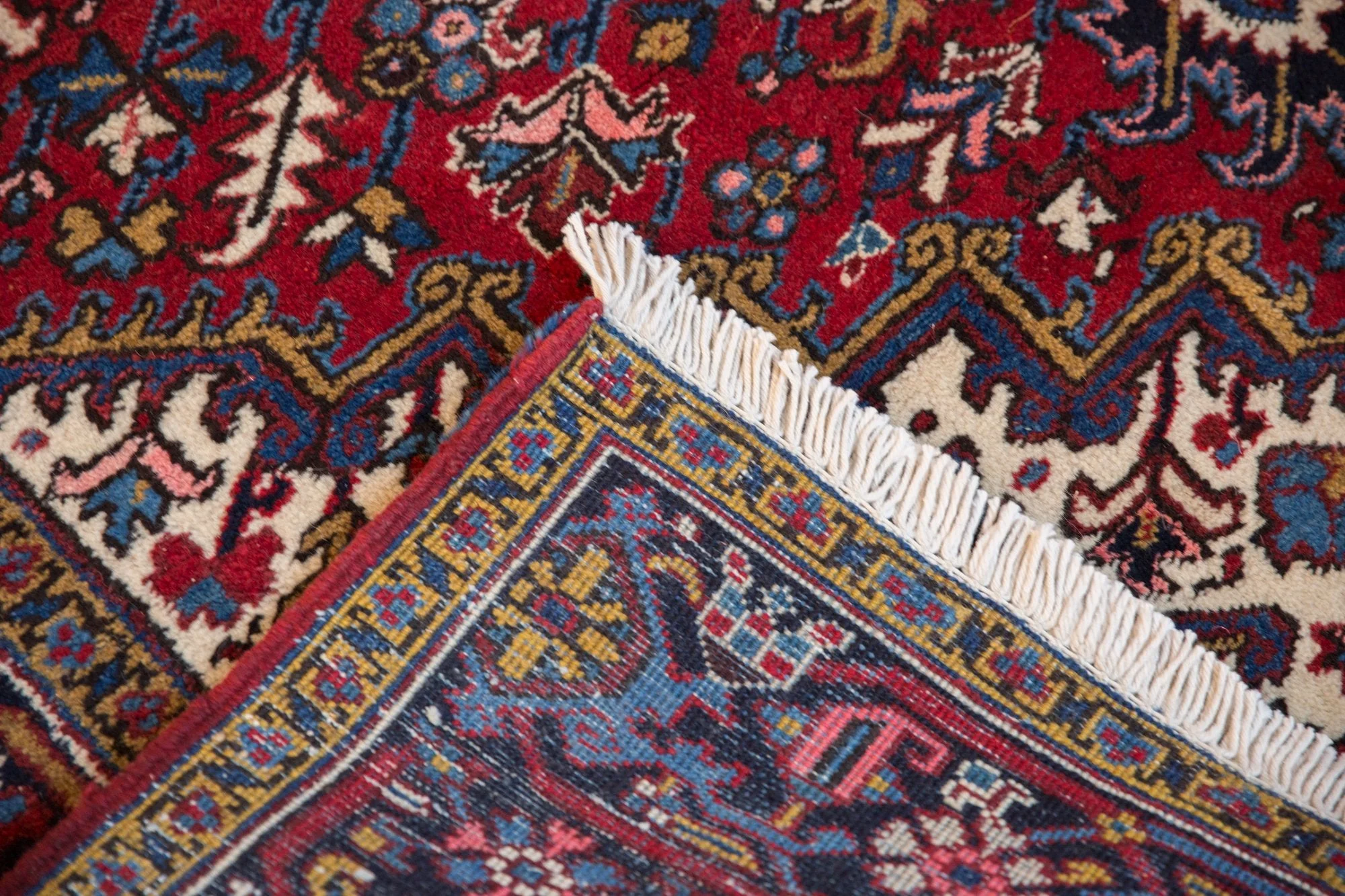 7x9 Vintage Mehrivan Carpet - Image 9