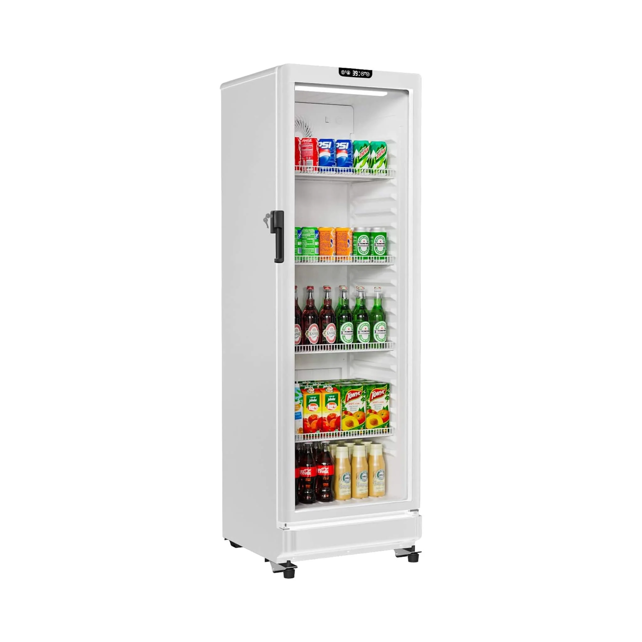 8.5 Cu.Ft Commercial Single Glass Door Beverage Merchandiser Refrigerator (SAK27946) - Image 10