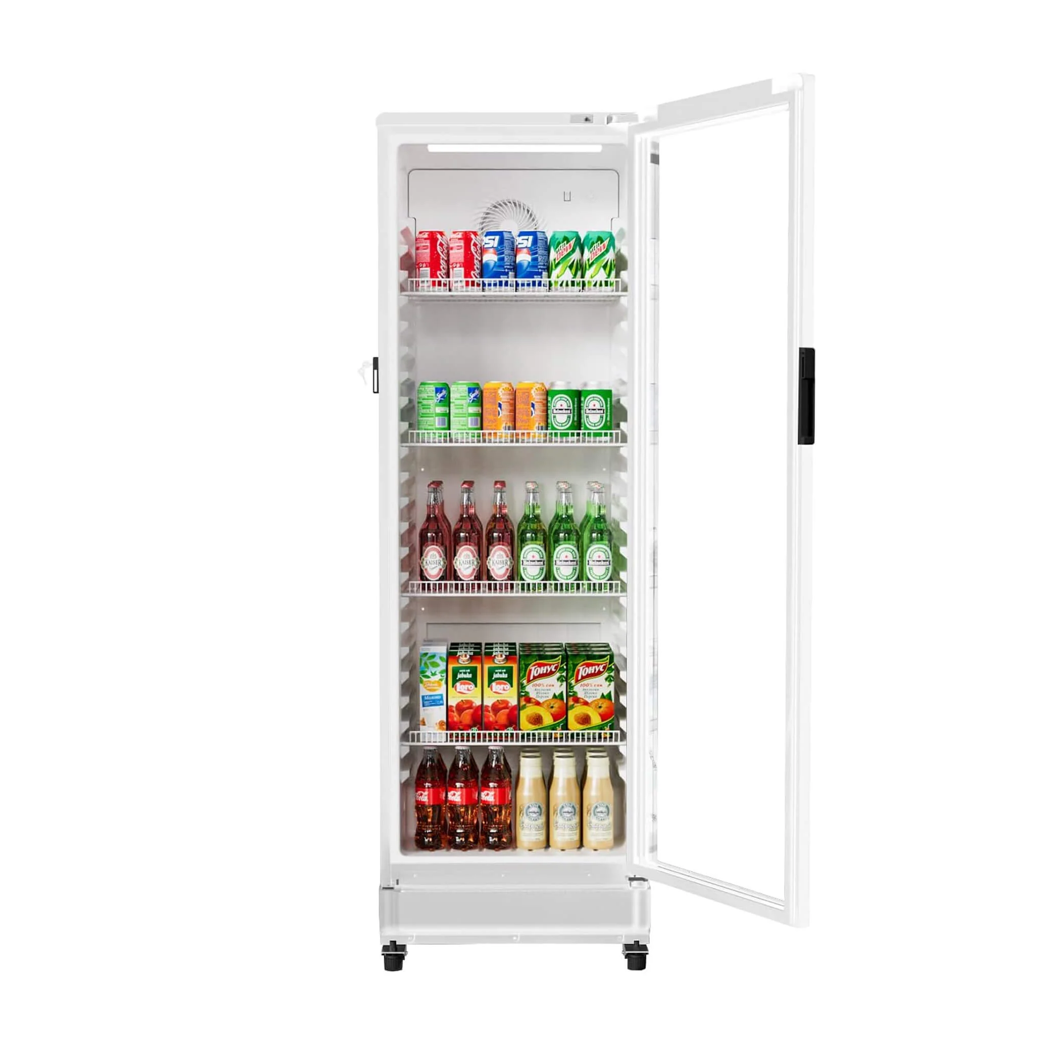 8.5 Cu.Ft Commercial Single Glass Door Beverage Merchandiser Refrigerator (SAK27946) - Image 3