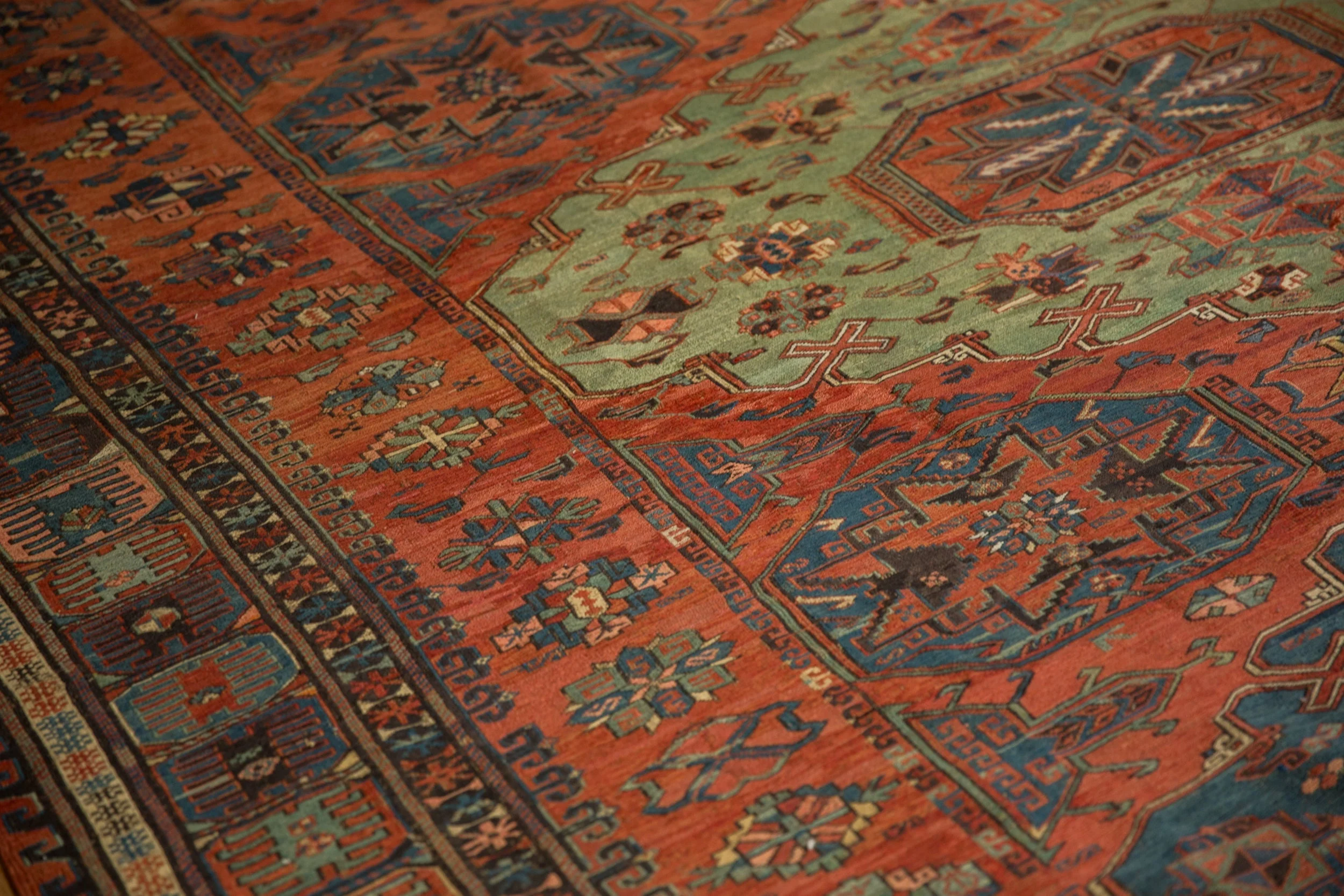 8.5x10.5 Antique Soumac Design Carpet - Image 5