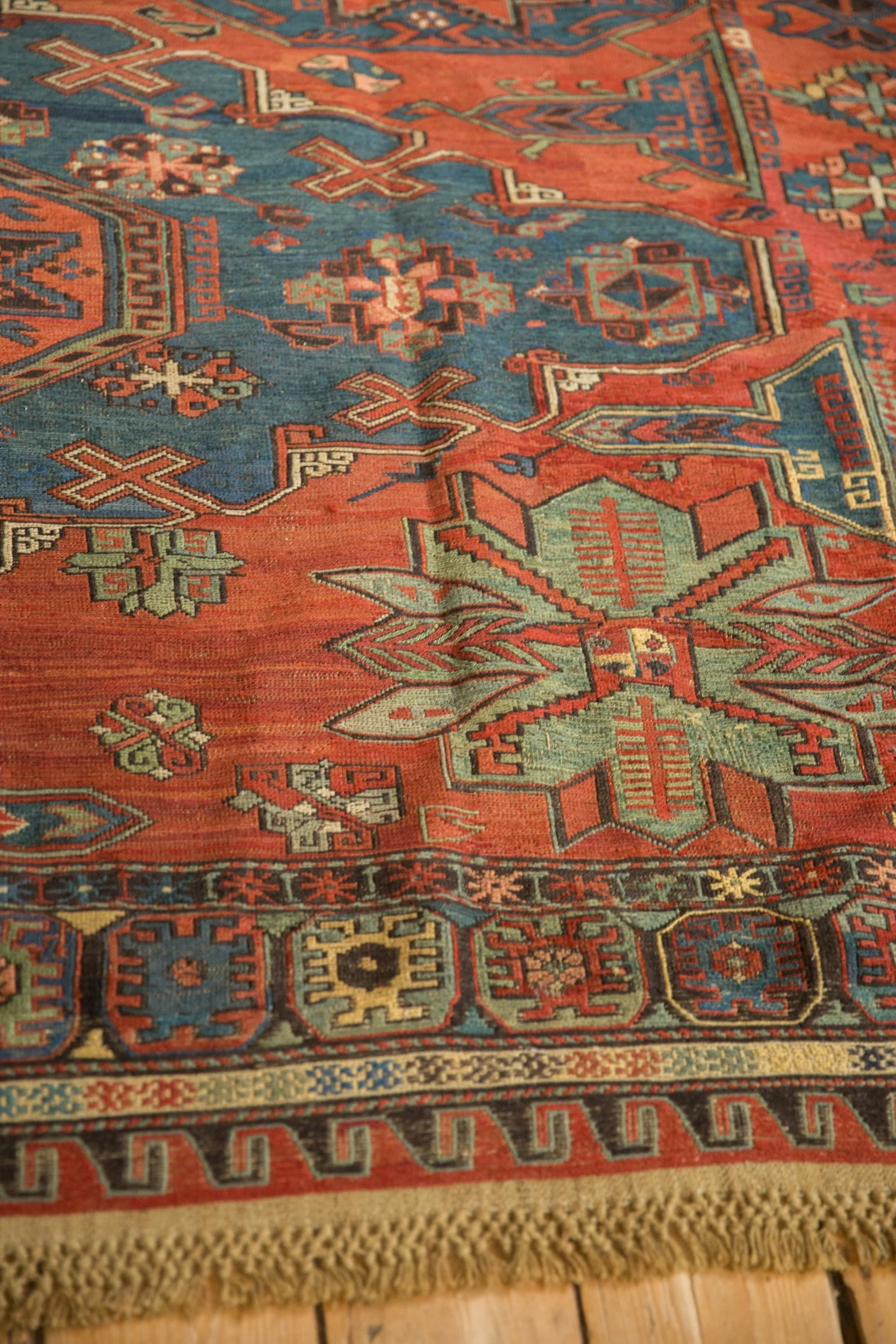 8.5x10.5 Antique Soumac Design Carpet - Image 8