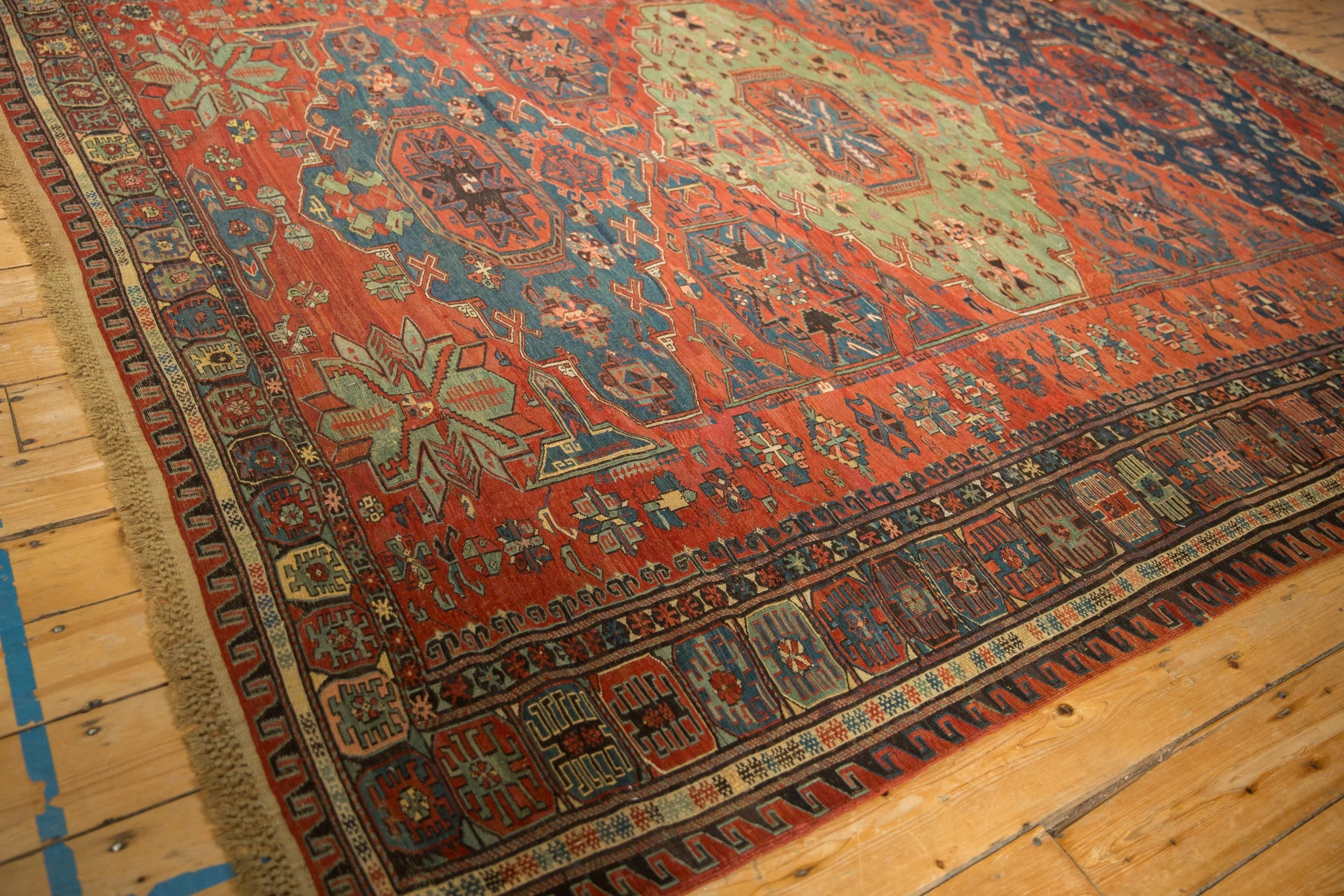 8.5x10.5 Antique Soumac Design Carpet - Image 9